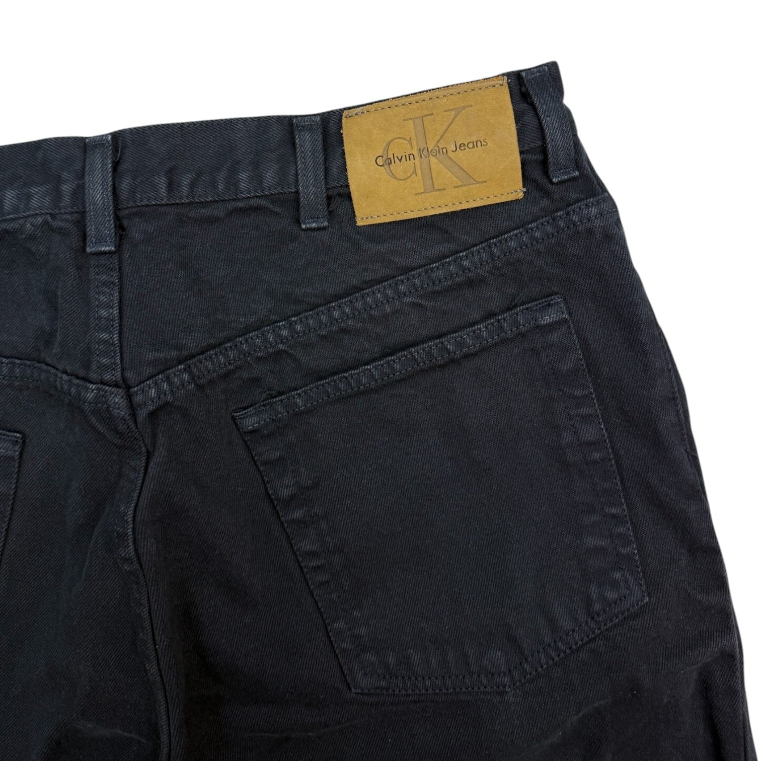 Vintage Calvin Klein Denim Shorts Black