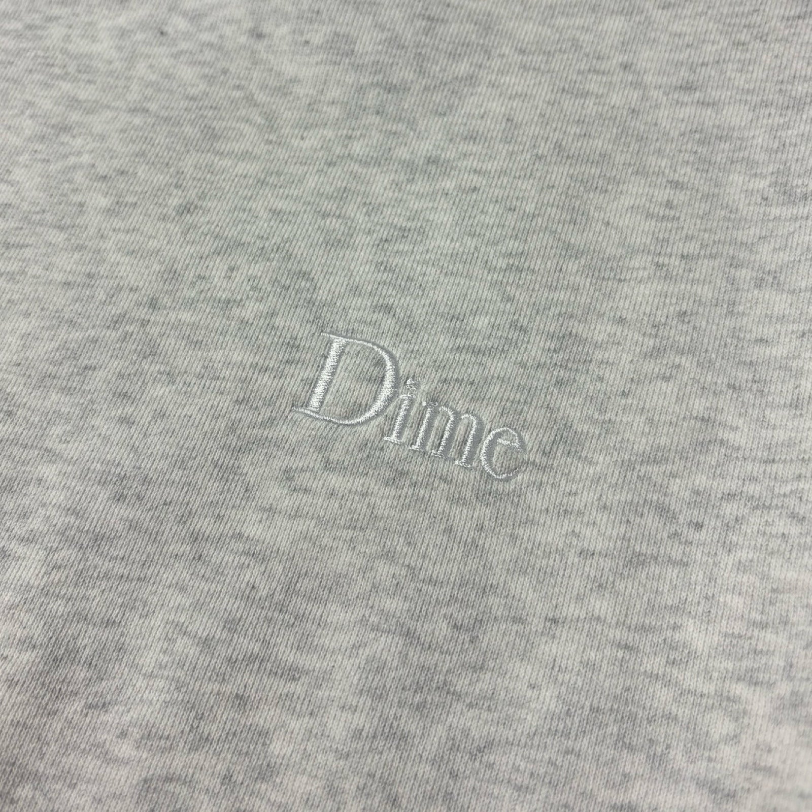Dime Classic Small Logo Crewneck Grey