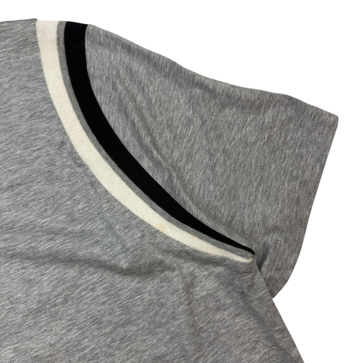 Louis Vuitton Varsity Knit Patch Tee Grey