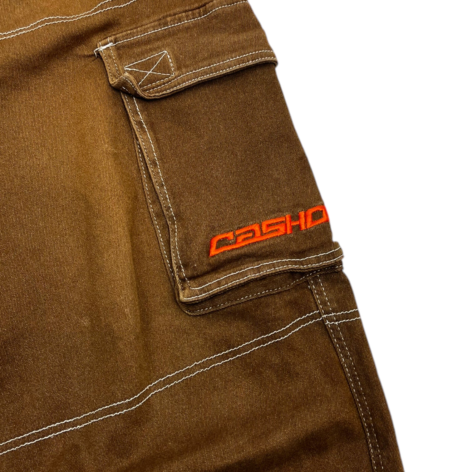 Cash Only Aleka Cargo Jeans Brown