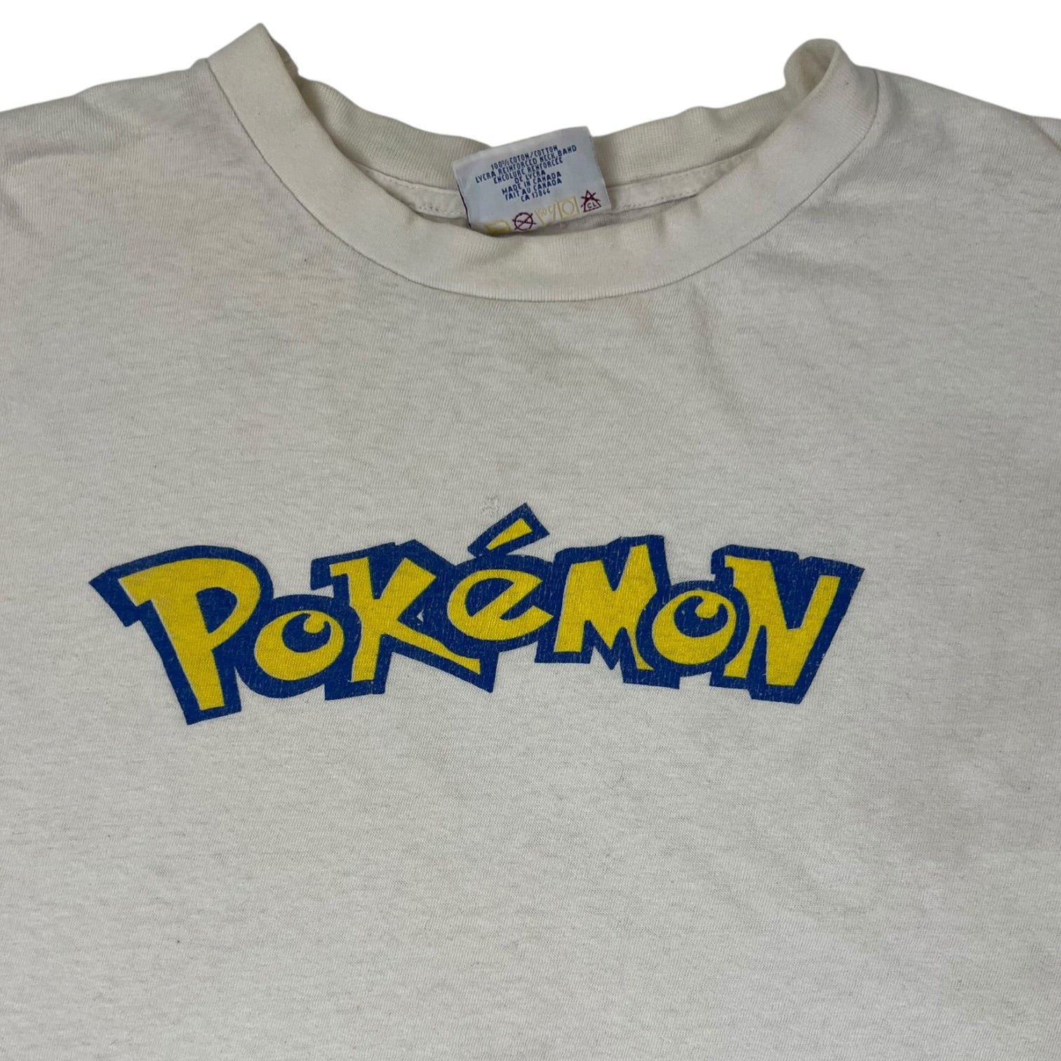 Vintage Pokémon Logo T-Shirt White