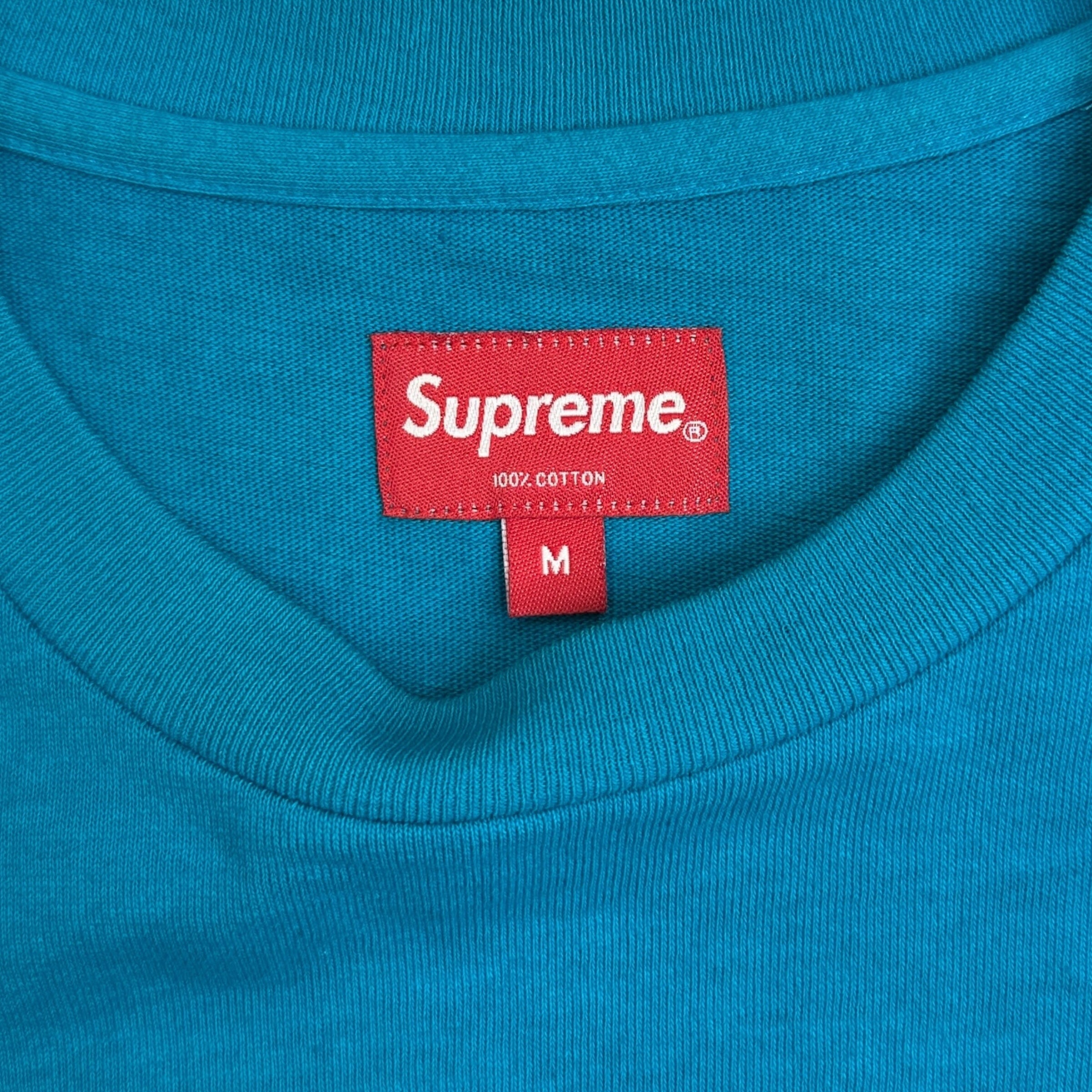 Supreme S/S Pocket Tee Aqua