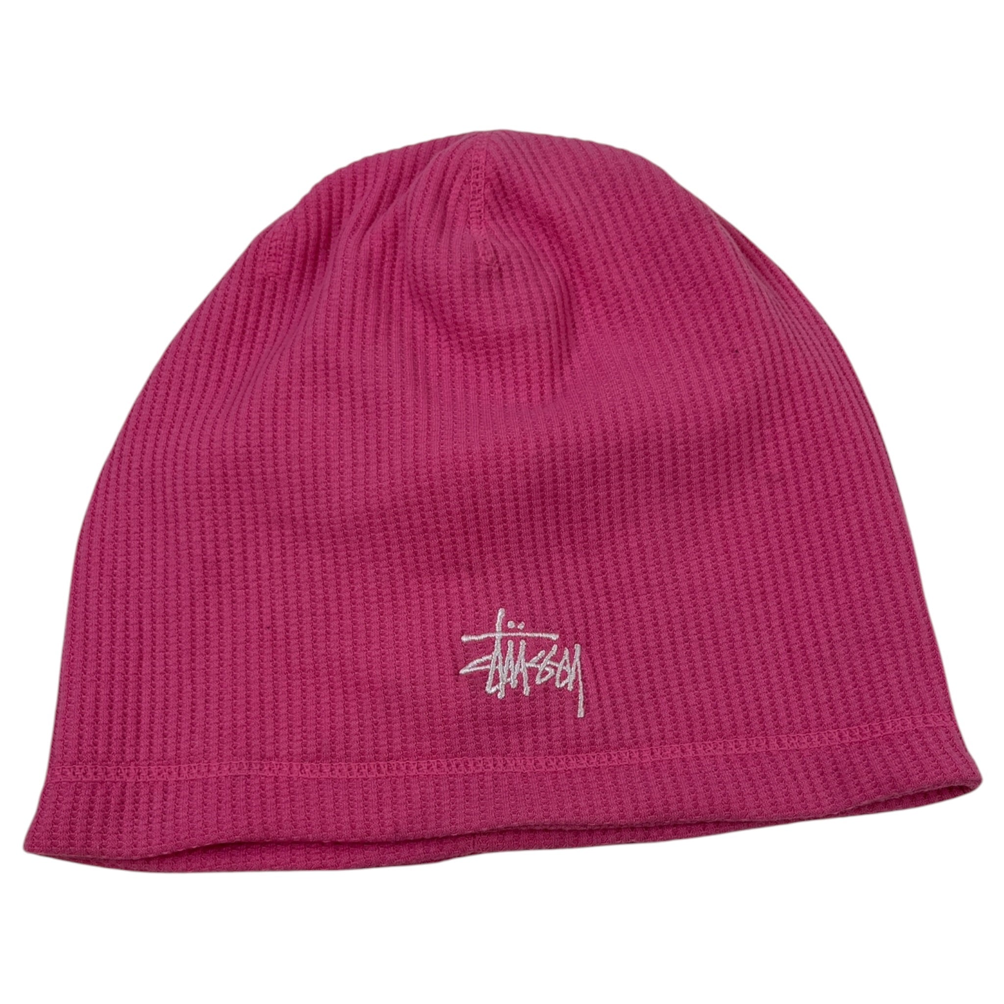 Stussy Skullcap Waffle Beanie Pink