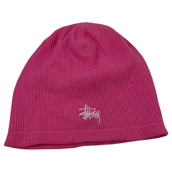 Stussy Skullcap Waffle Beanie Pink