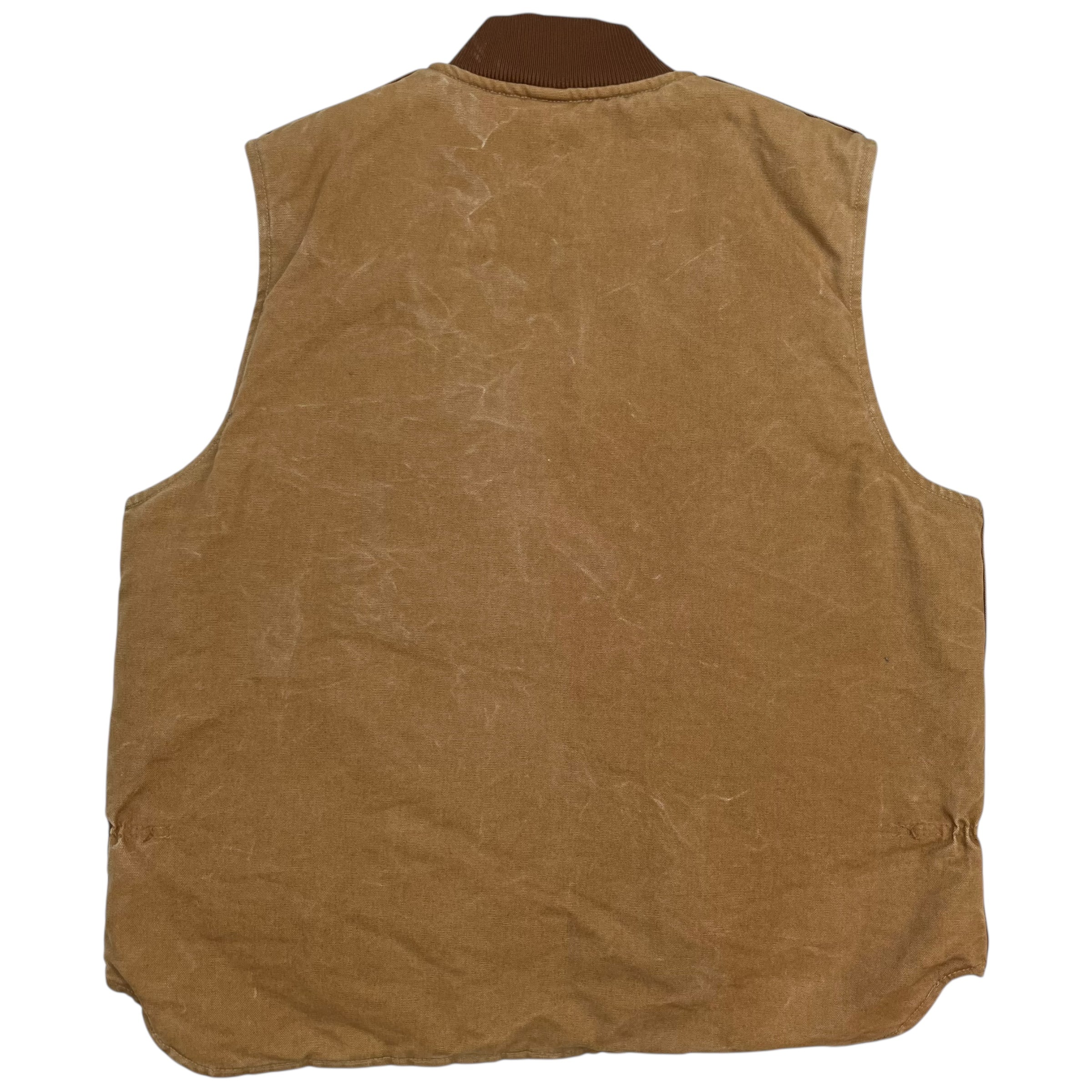 Vintage Carhartt Work Vest Tan Brown