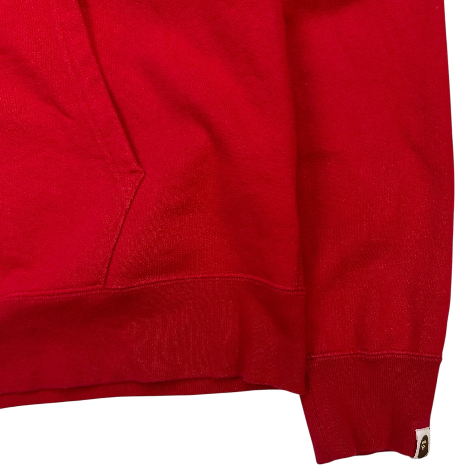 Bape Full Zip Shark Hoodie Red
