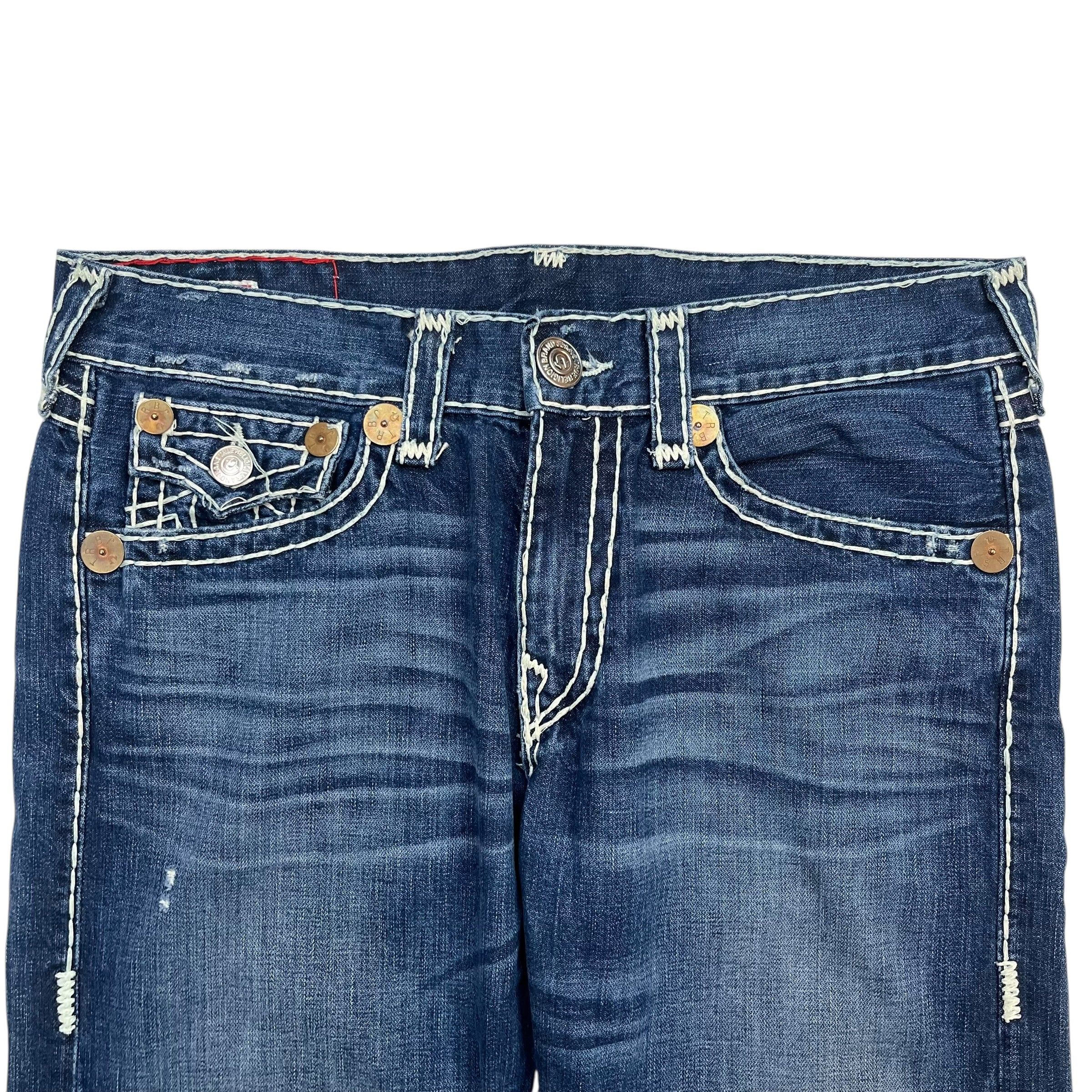 Vintage True Religion Billy Super T Denim Pants Medium Wash Blue