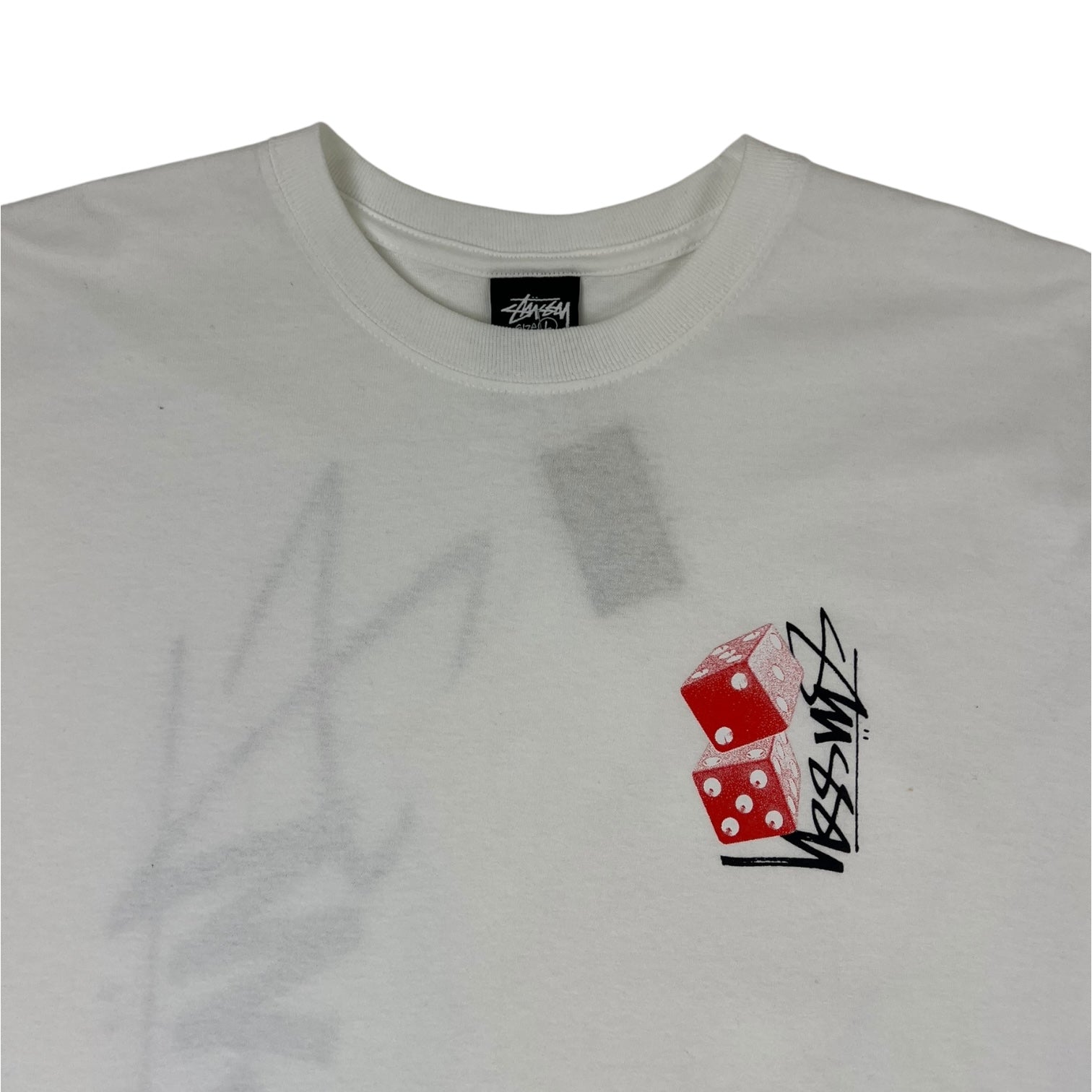 Stussy Tall Dice T-Shirt White