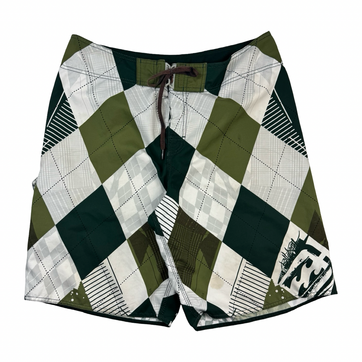 Vintage Y2K Billabong Argyle Shorts
