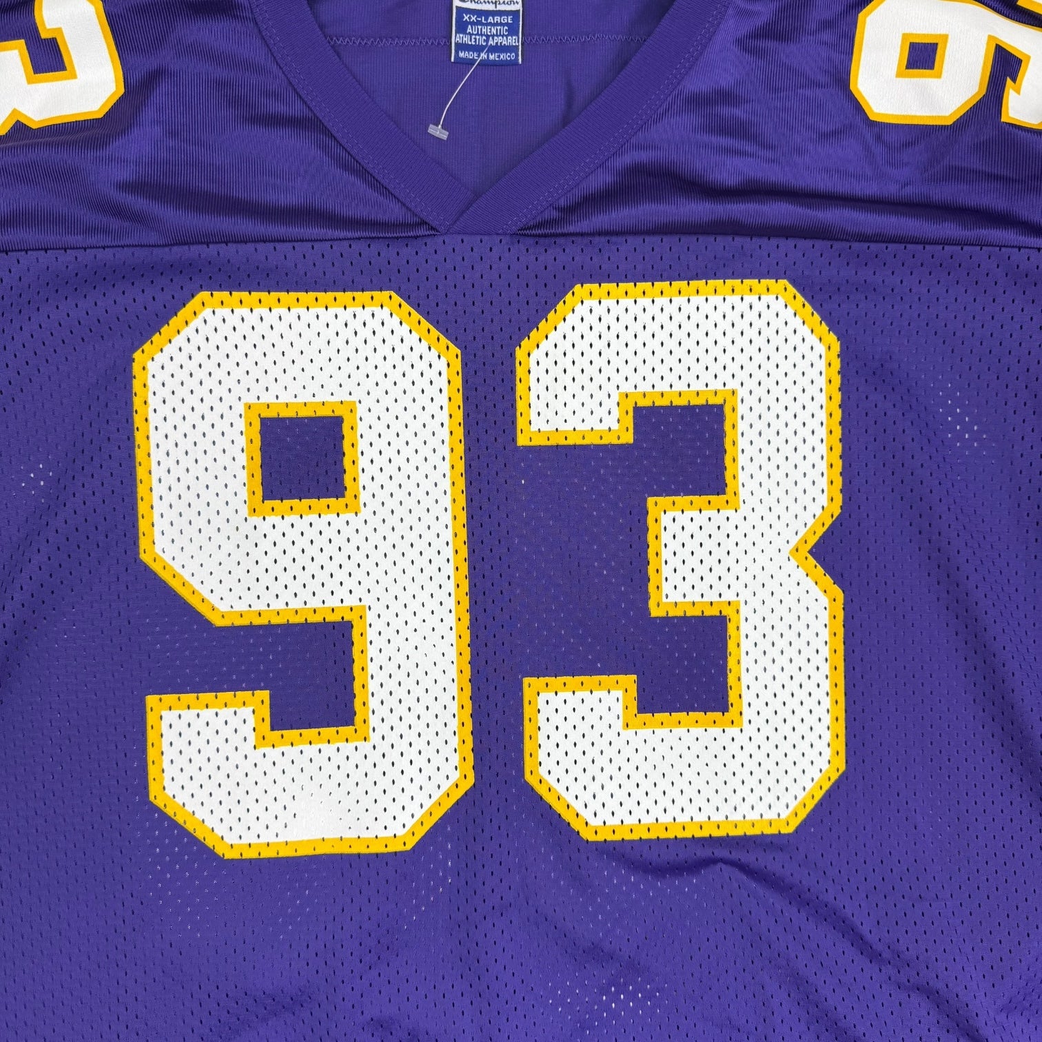Vintage Champion Minnesota Vikings John Randle Home Jersey Purple