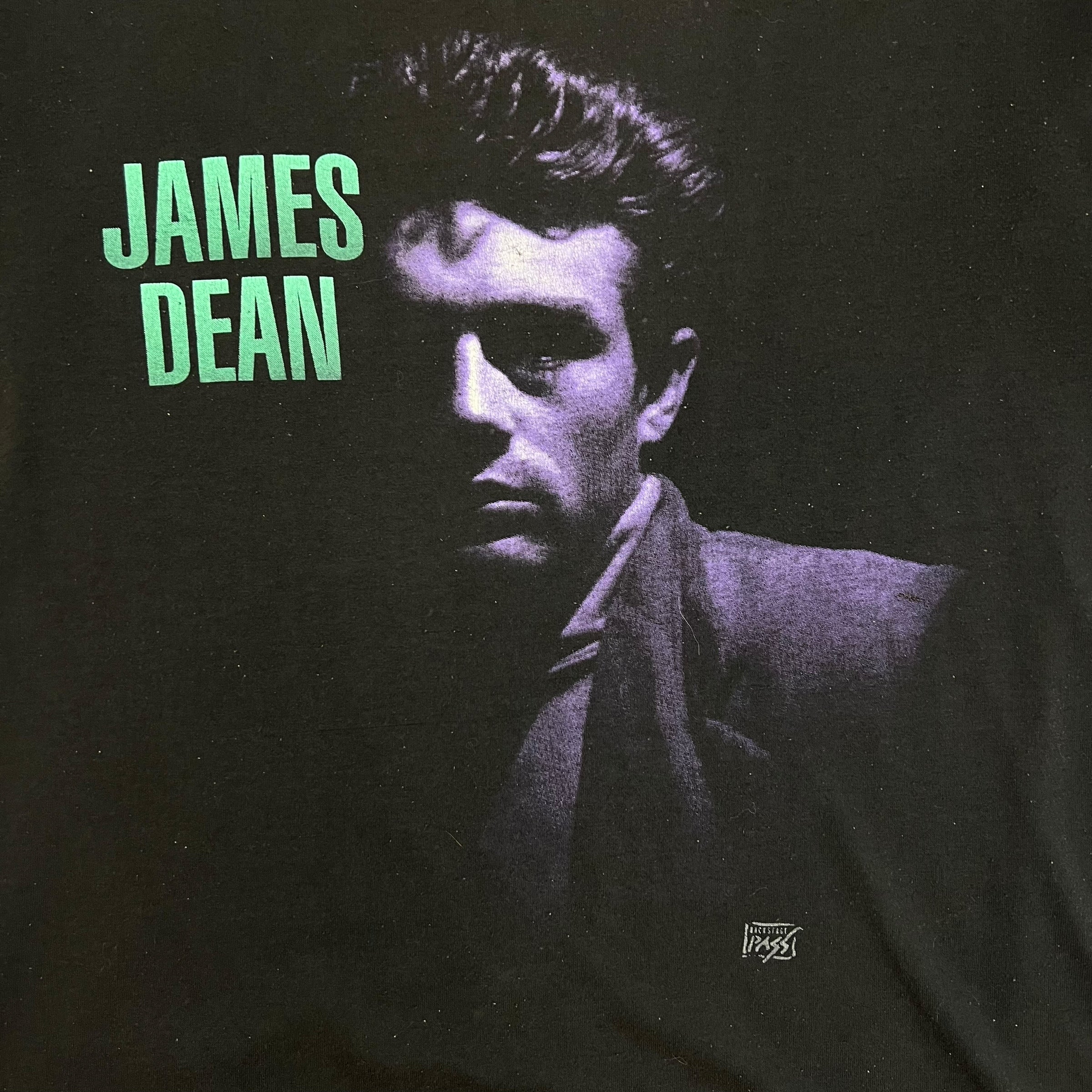 Vintage James Dean Black Backstage Pass Shirt