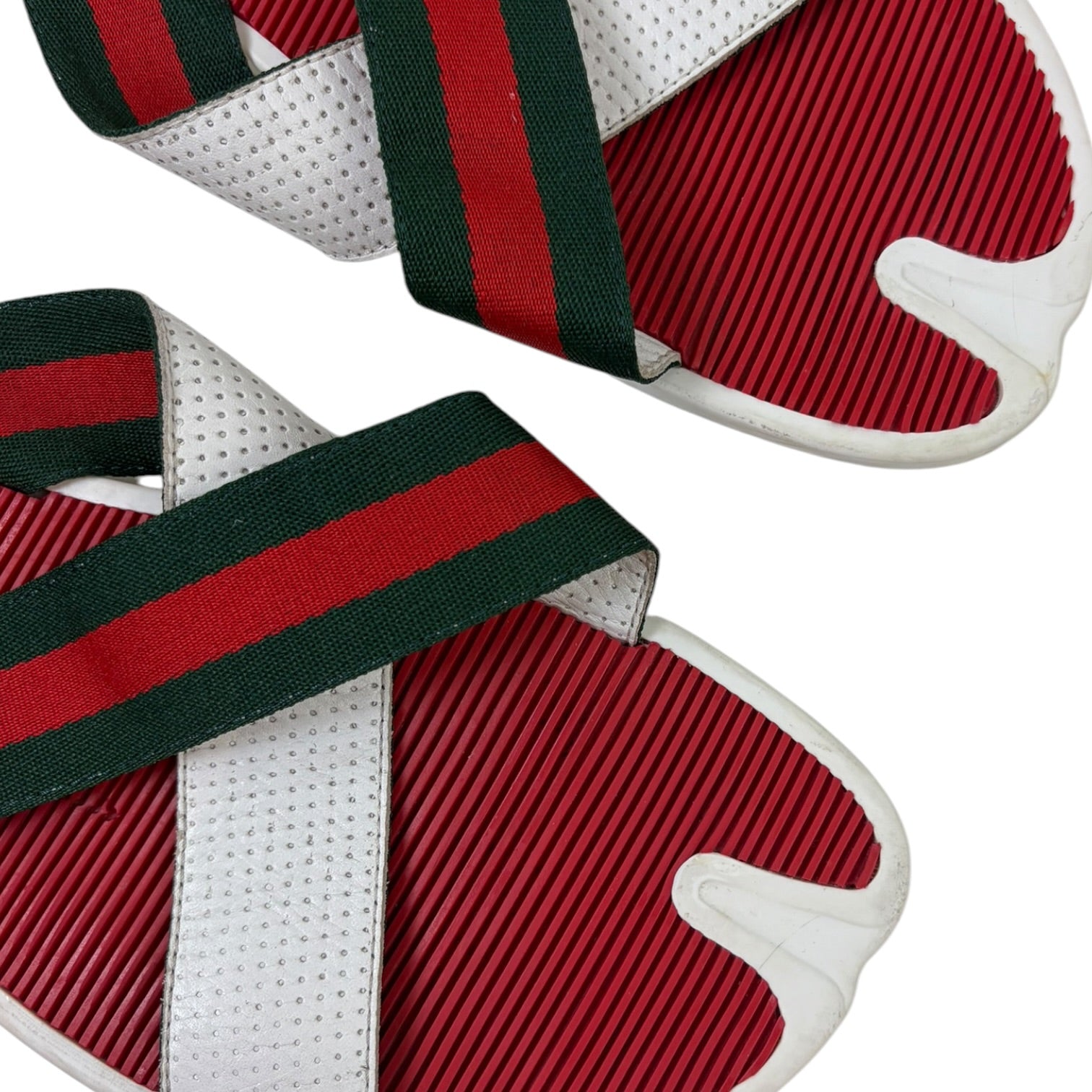 Gucci Web Slide Red