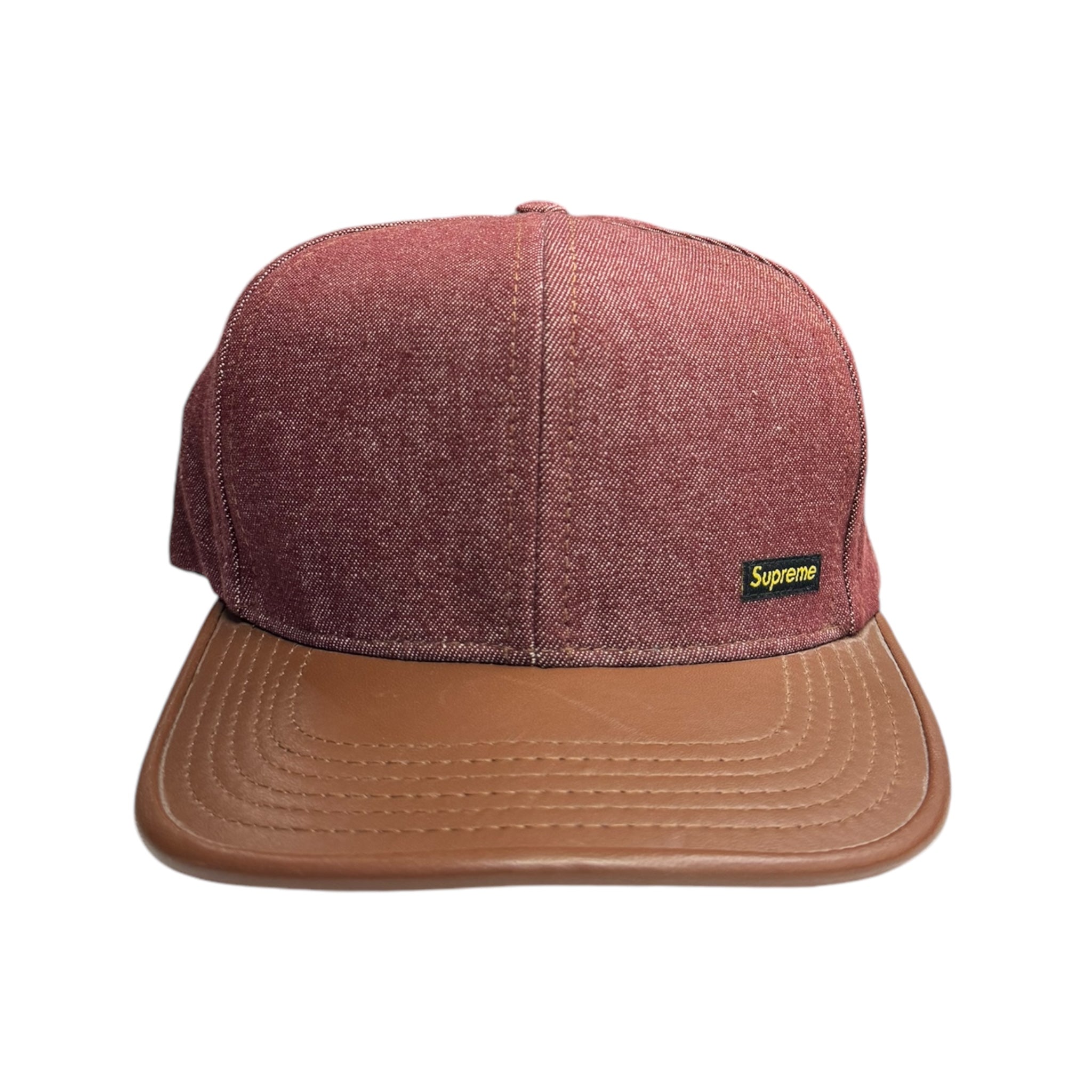 Supreme Leather Brim Hat