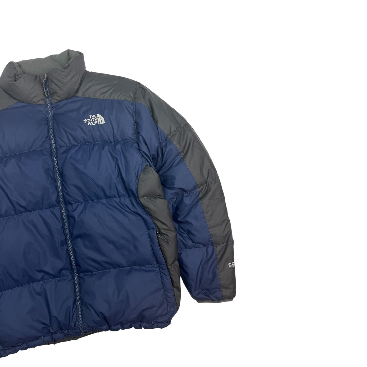 Vintage The North Face 550 Fill Nuptse Jacket Navy