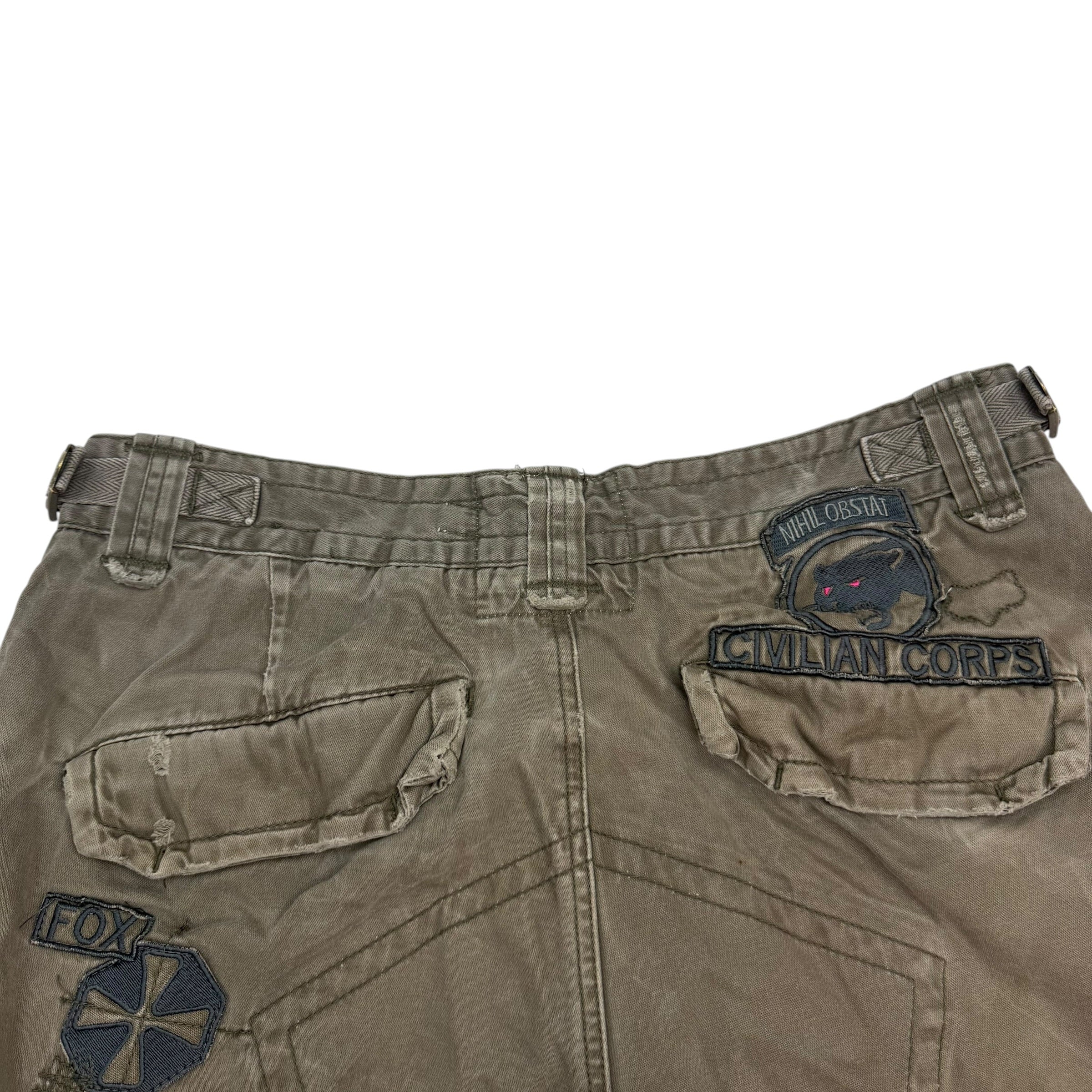 Vintage Fox Racing Deluxe Cargo Shorts Green
