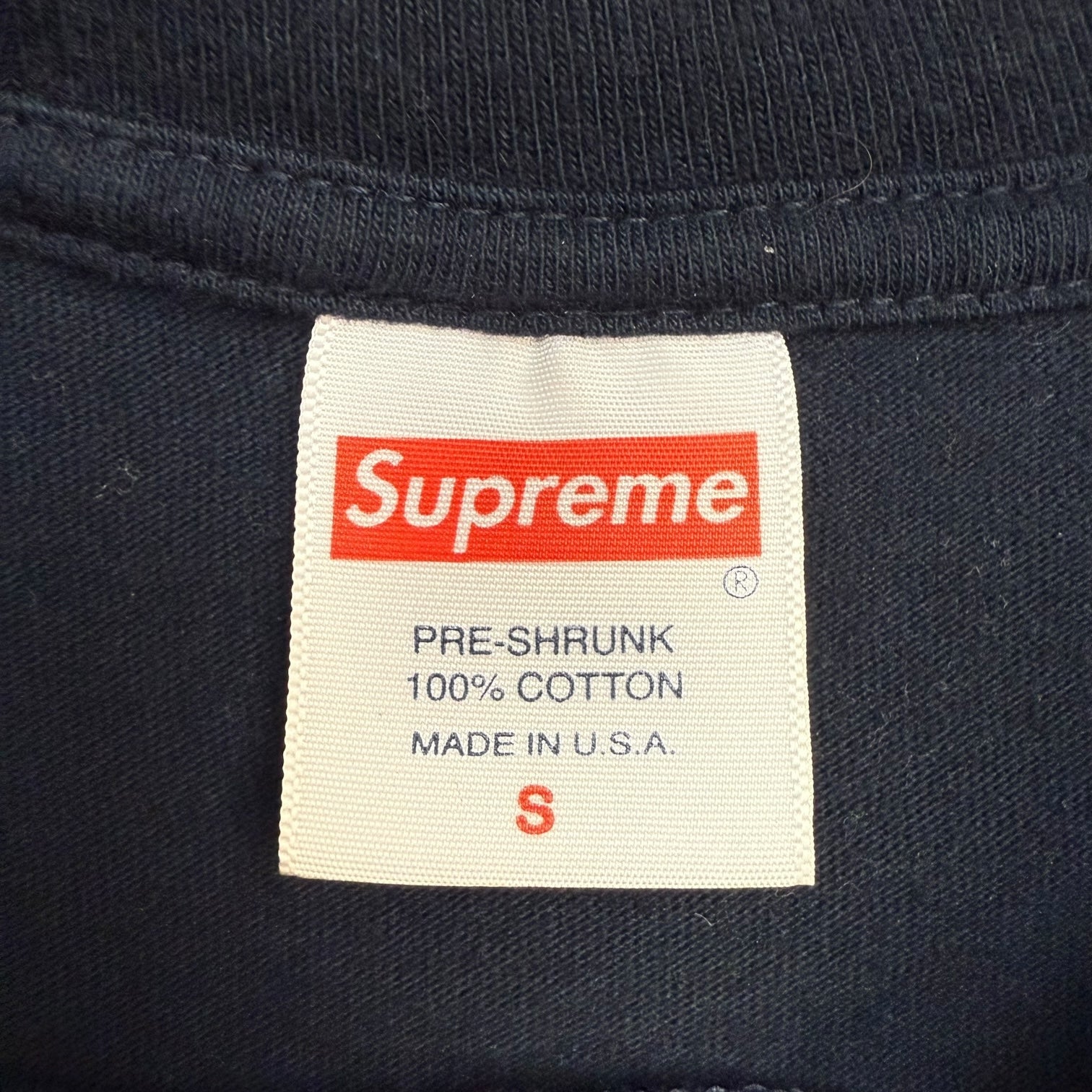 Supreme Kids Tee Navy Blue