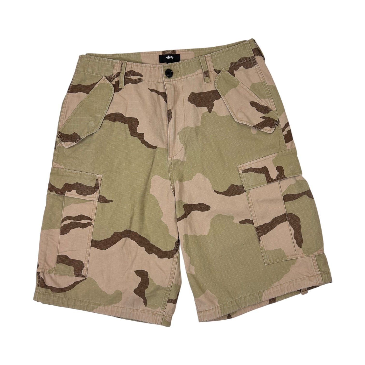 Stüssy Ripstop Cargo Shorts Sand Camo