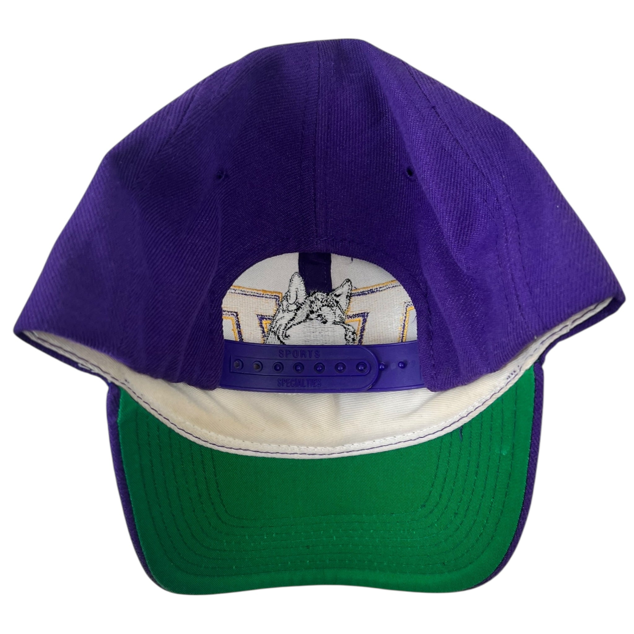 Vintage Washington Huskies Baseball Cap Purple
