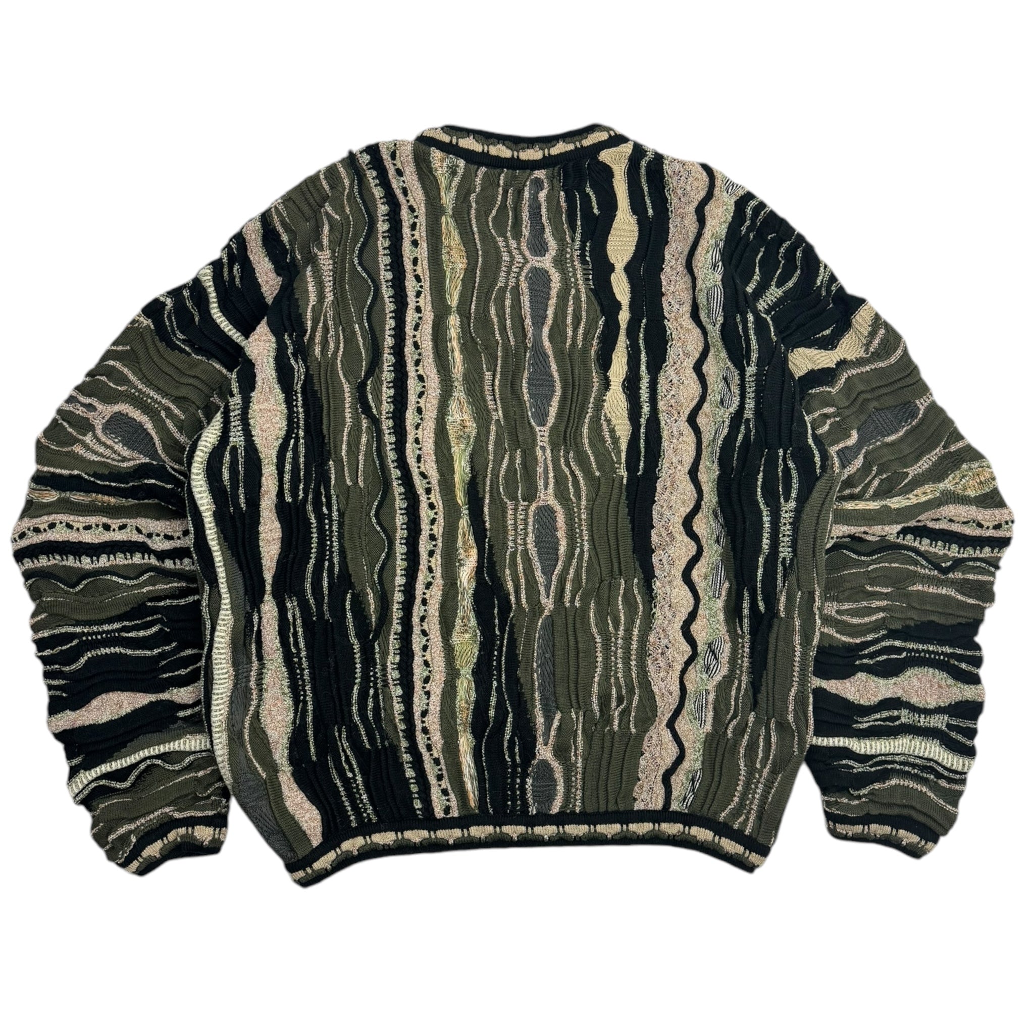 Vintage Tundra 3D Knit Green Black