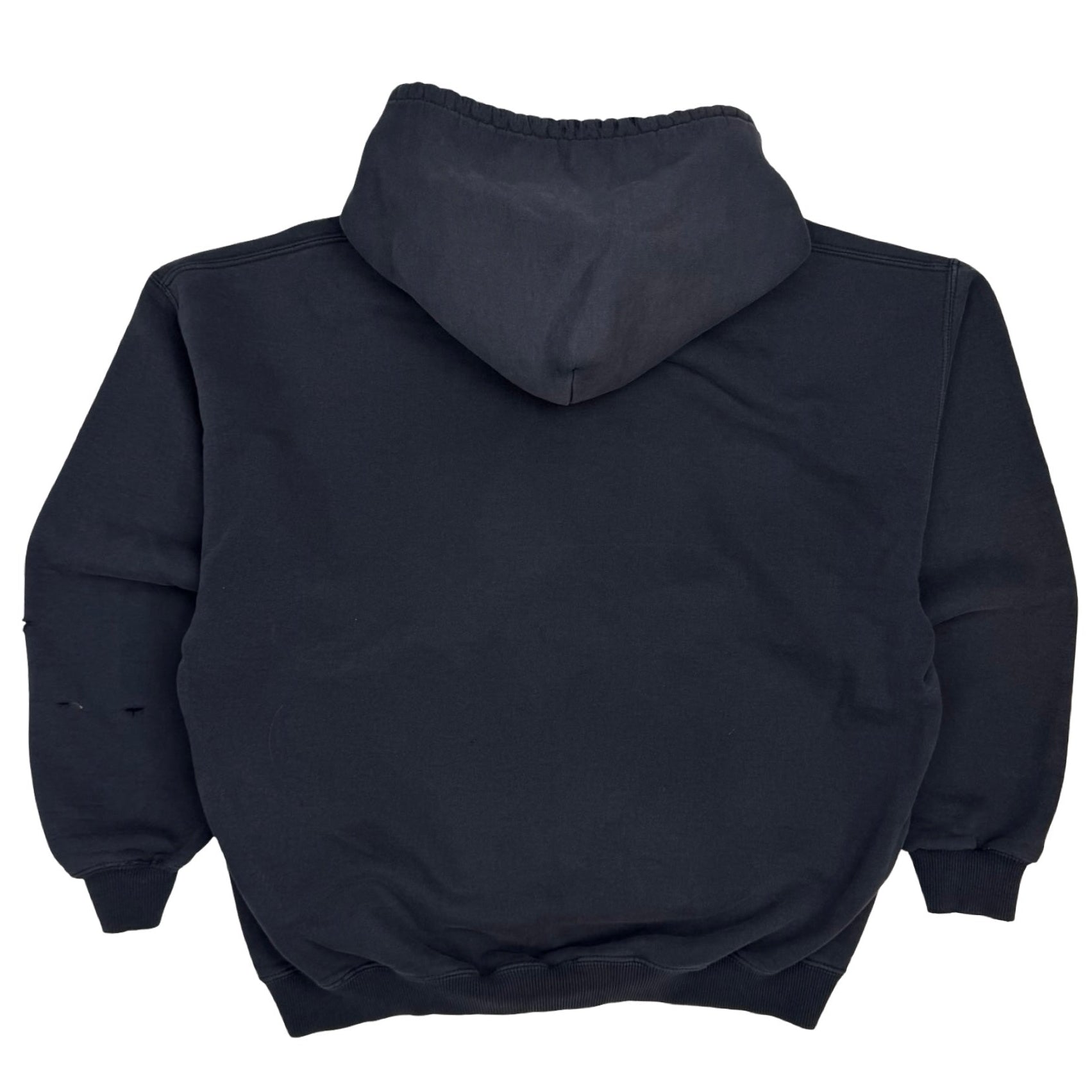 Vintage Nike Athletics Embroidered Hoodie Black