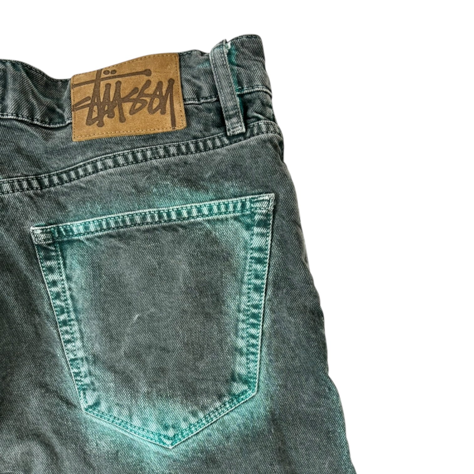Stussy Spray Dye Big Ol’ Shorts Black/Blue