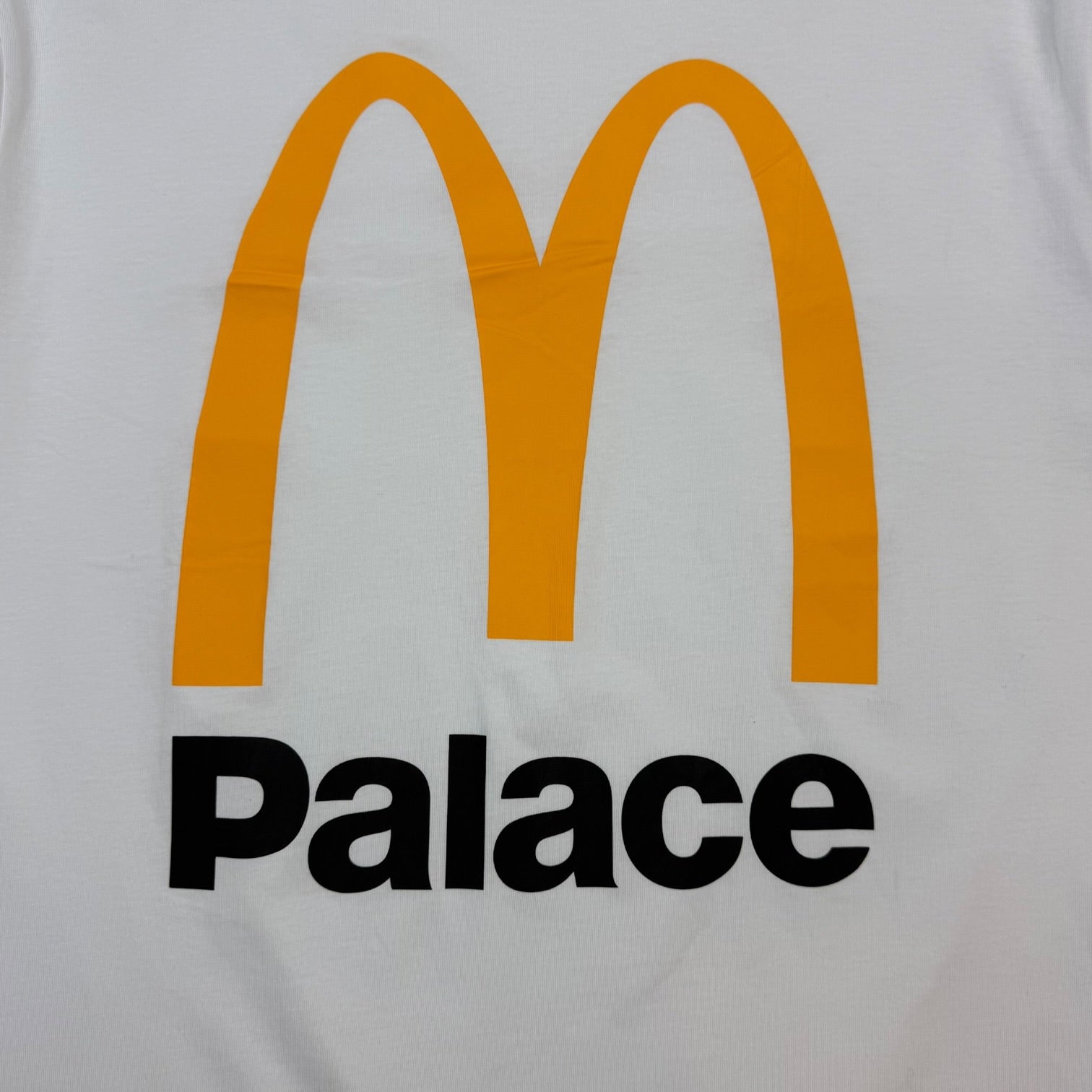 Palace x McDonalds Logo Tee White