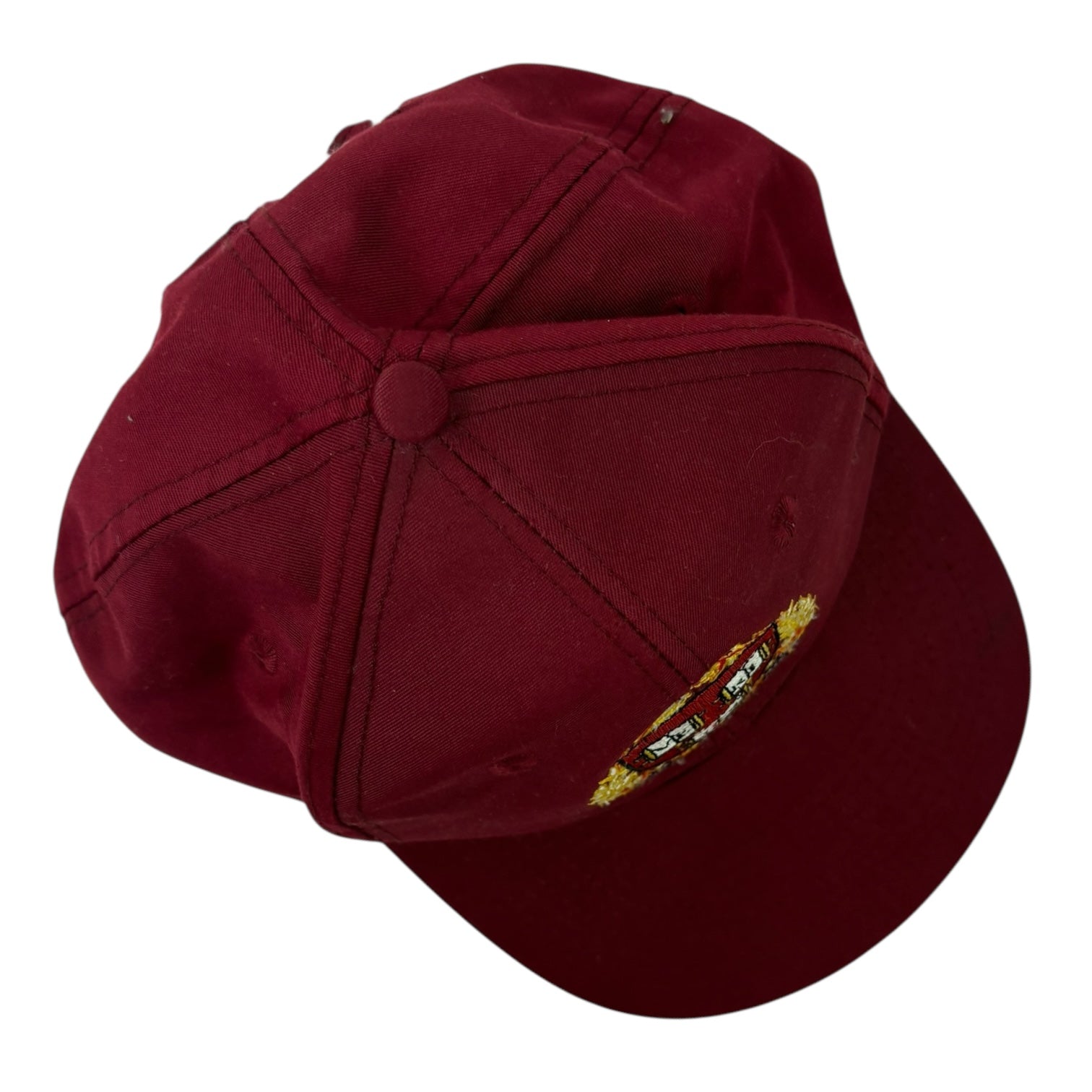 Vintage Harvard Collegiate SnapBack Hat Burgundy