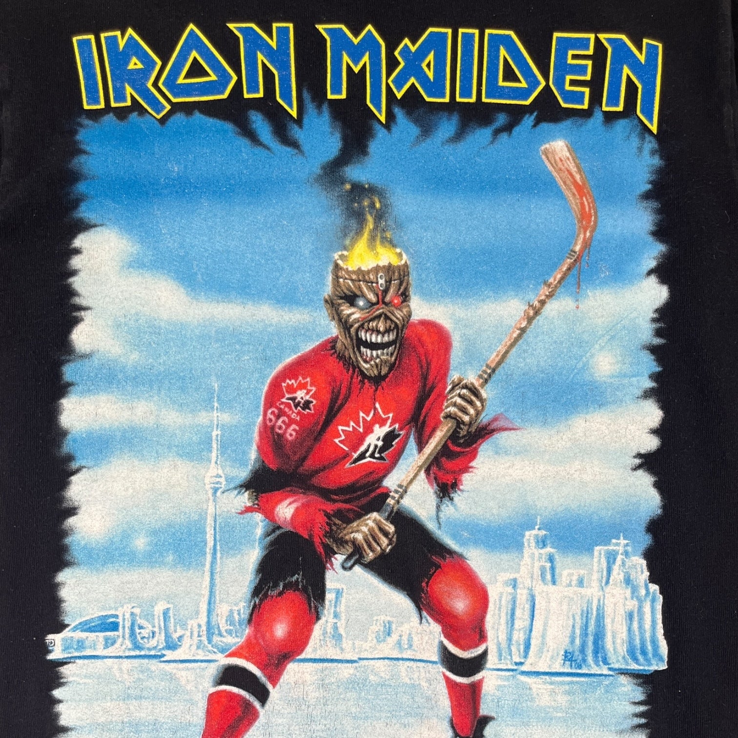 Vintage 2008 Iron Maiden “Somewhere Back In Time” Tour T-Shirt Black