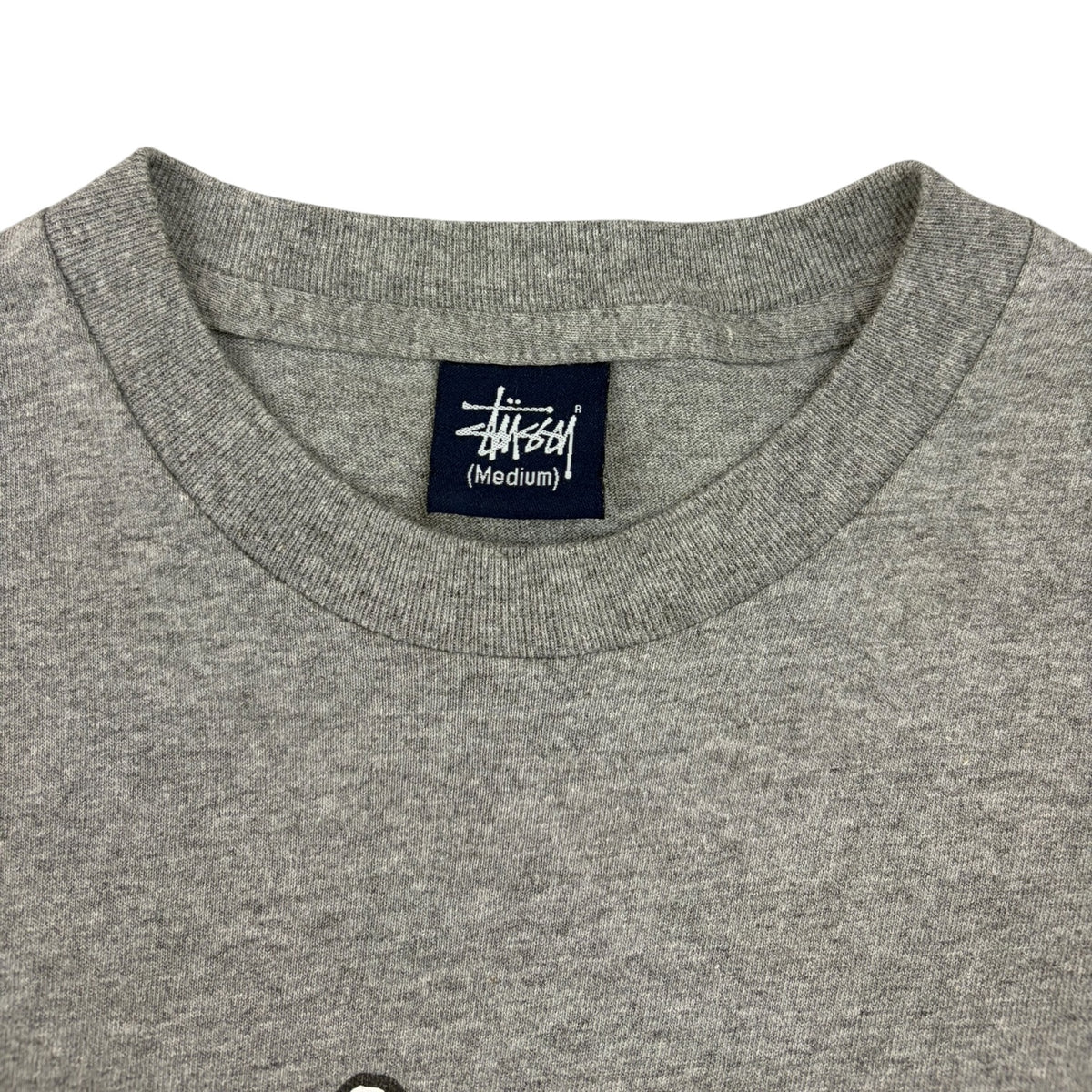 Stussy Pop Speech Bubble T-Shirt Grey