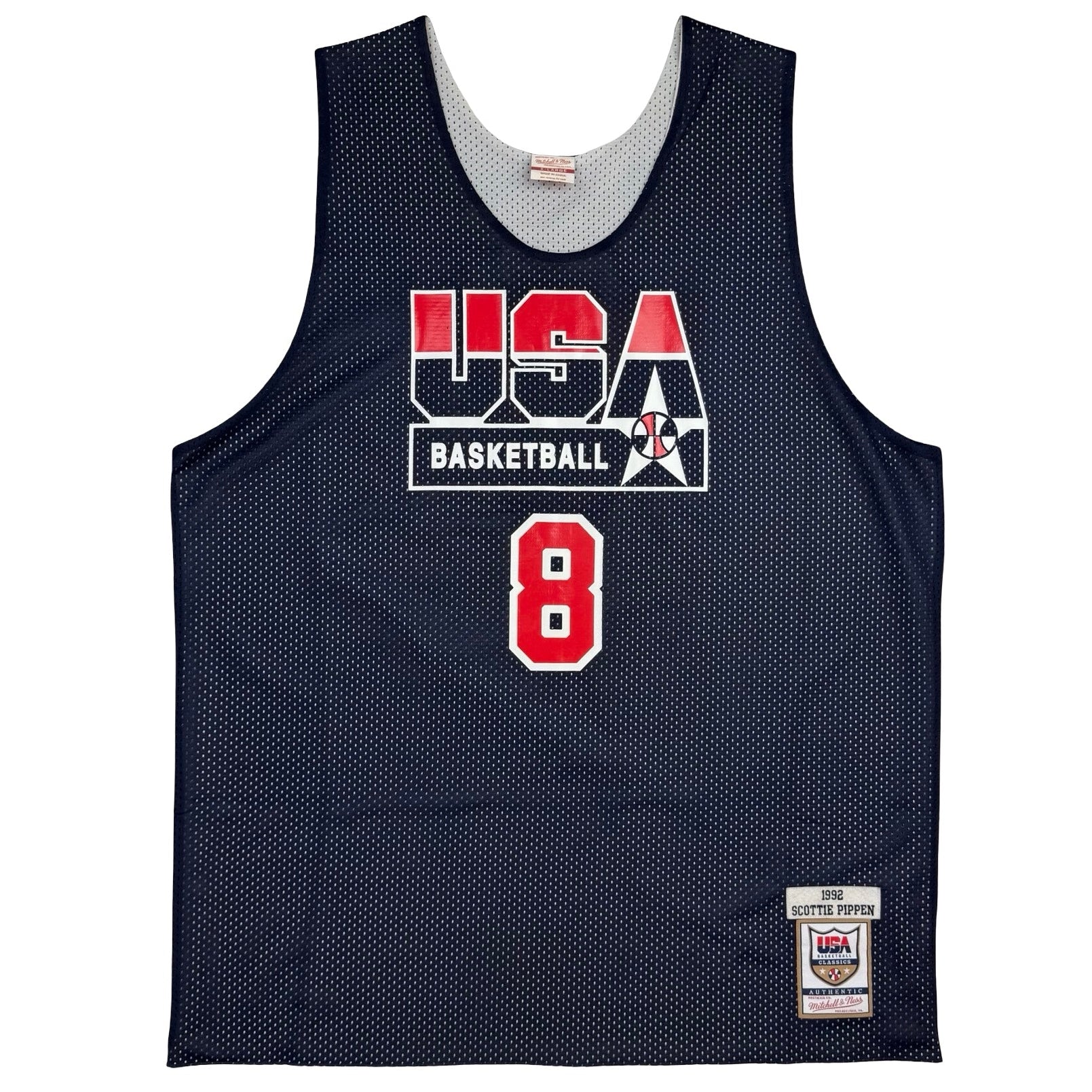 1992 Scottie Pippen Mitchell & Ness Team USA Jersey Navy