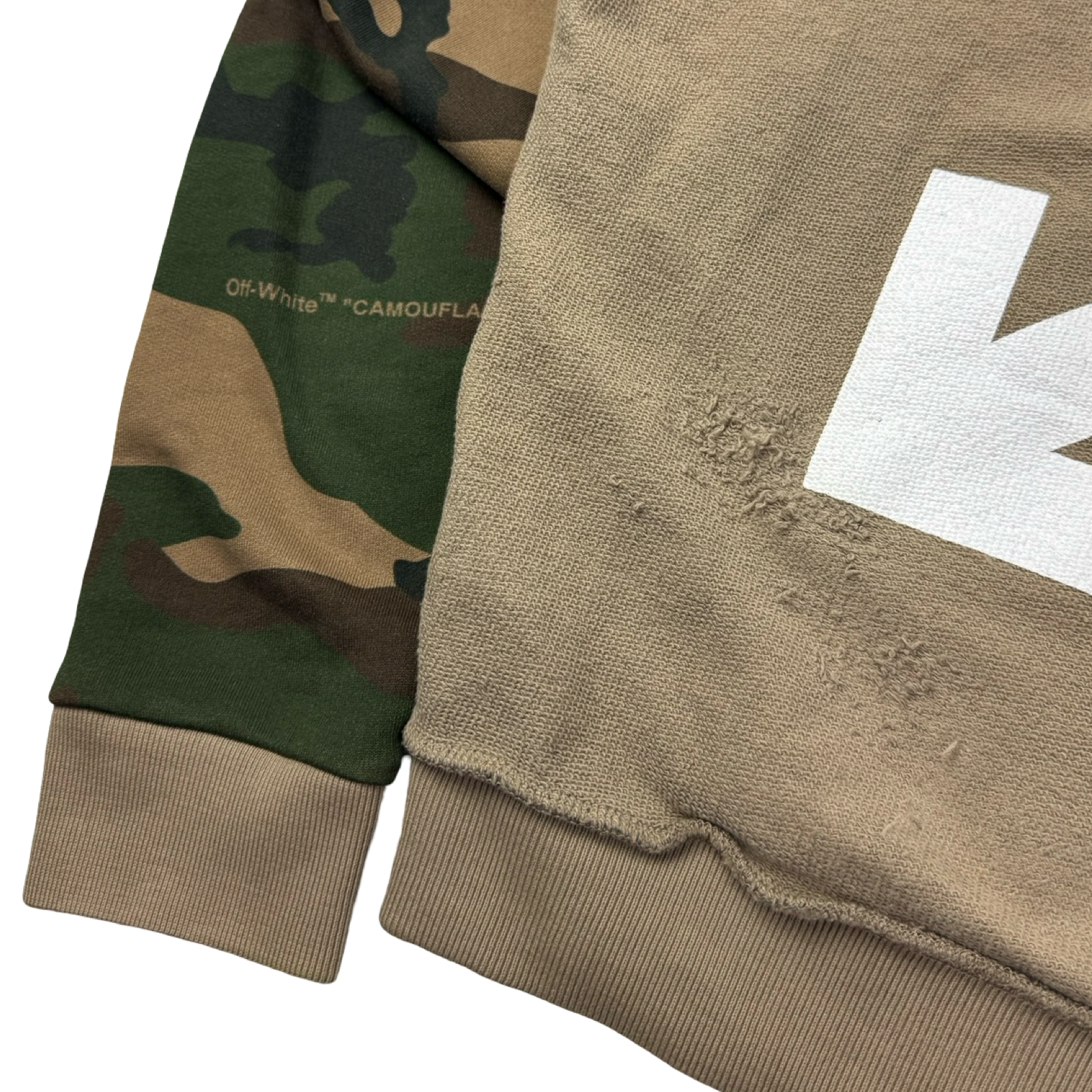 Off-White Reconstructed Camo Hoodie