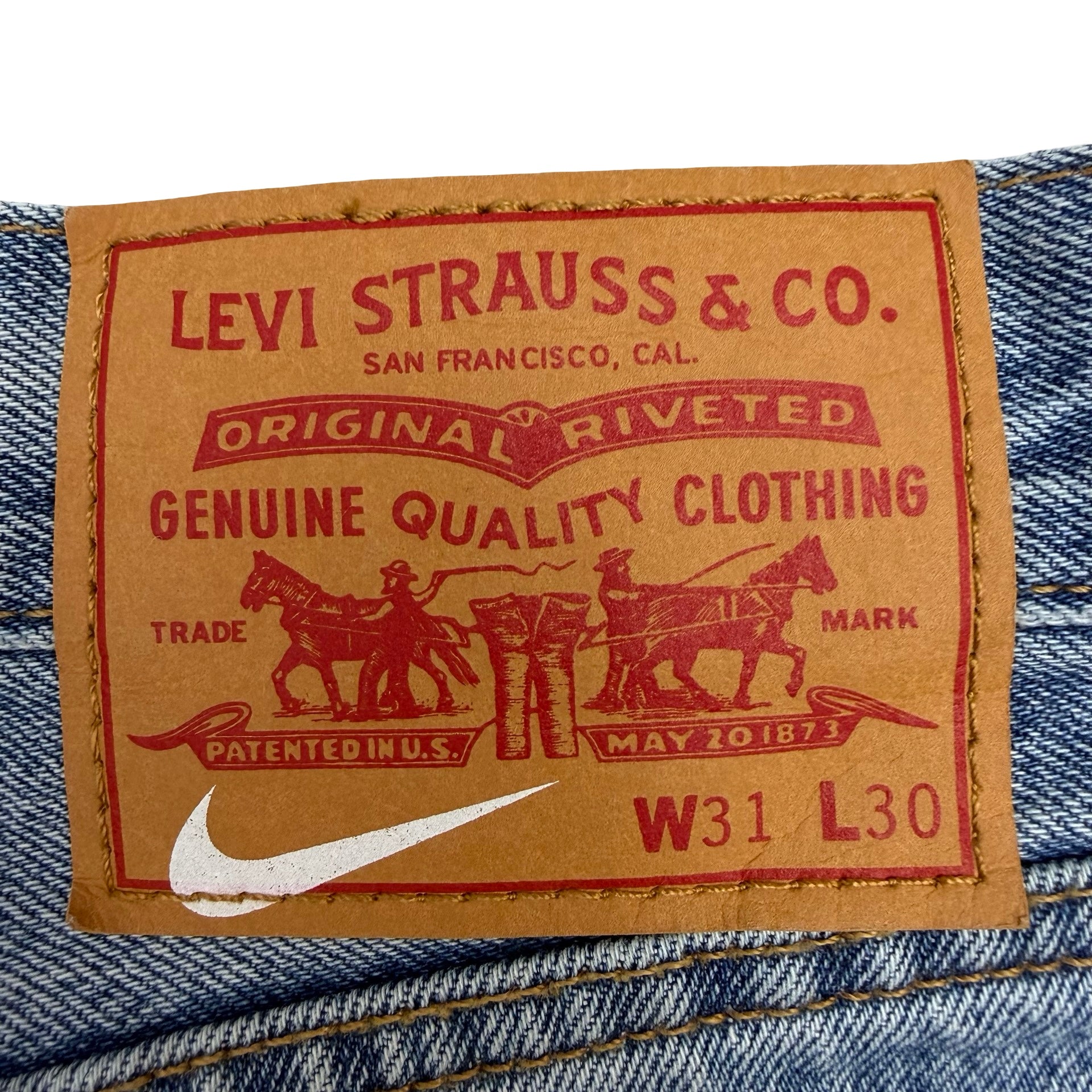 Levi’s X Nike Baggy Denim Jeans Blue