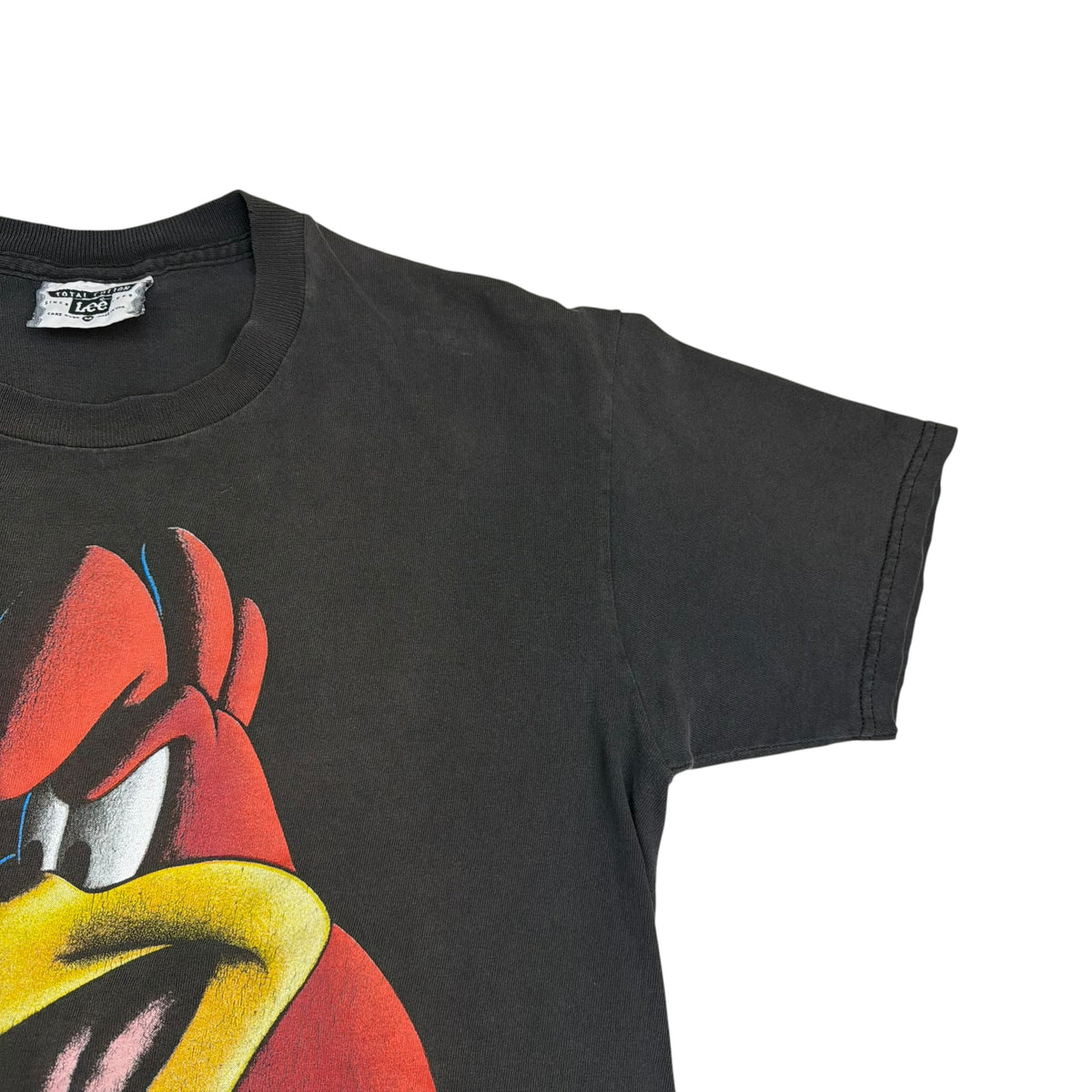 1997 Looney Tunes Foghorn Leghorn Blackout Series Tee Faded Black