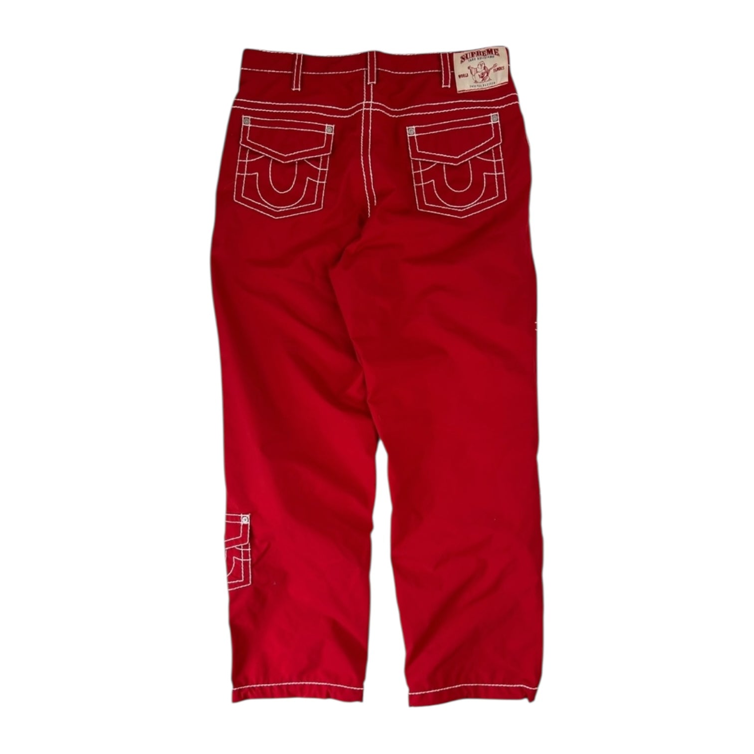 True Religion x Supreme Goretex Pants Red