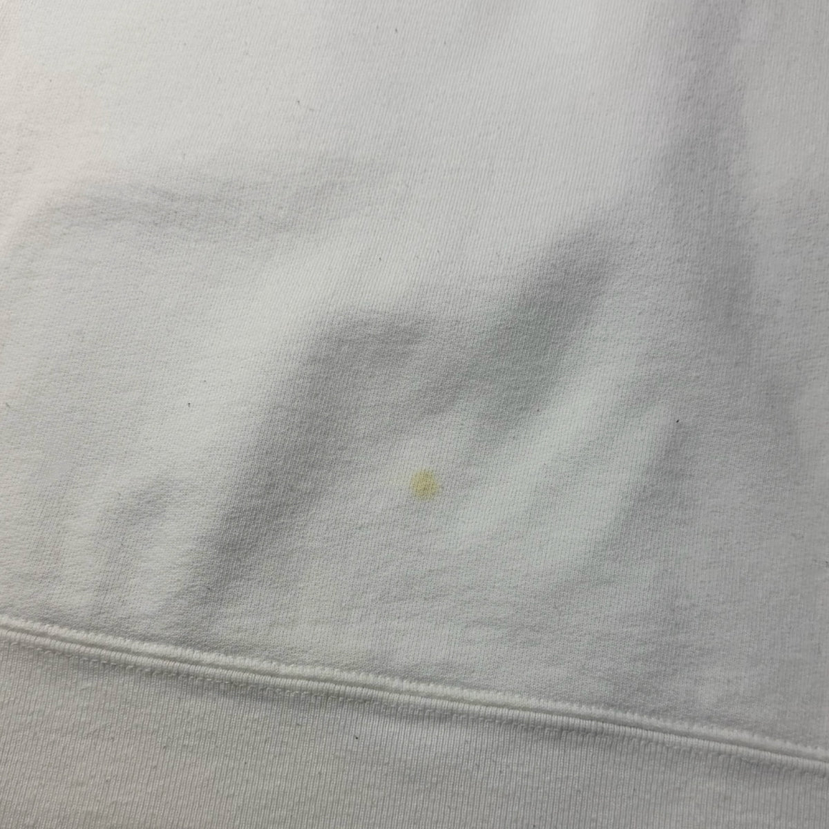 Supreme Zig Zag Stitch Panel Crewneck White
