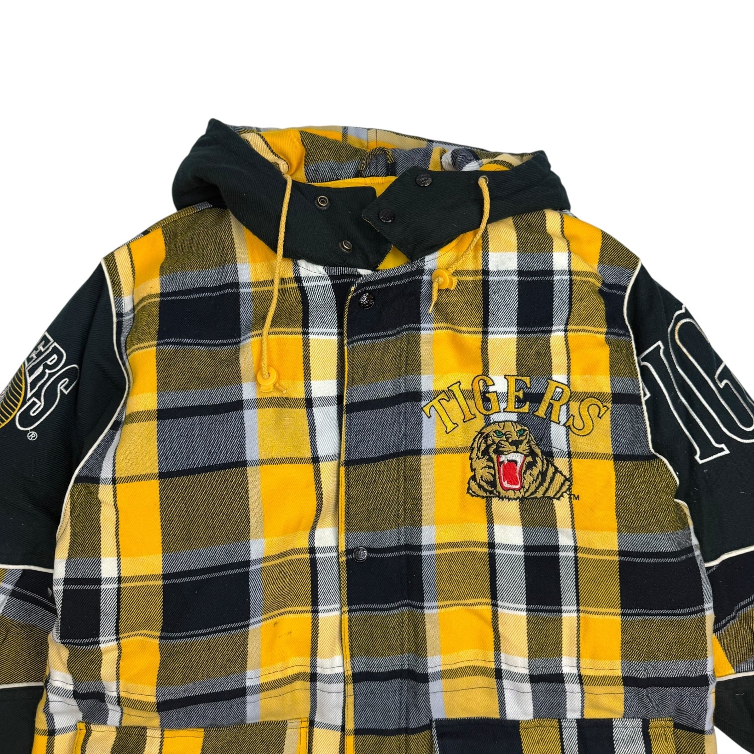 Vintage Grambling State Tigers Football Insulated Jacket Black/Yellow