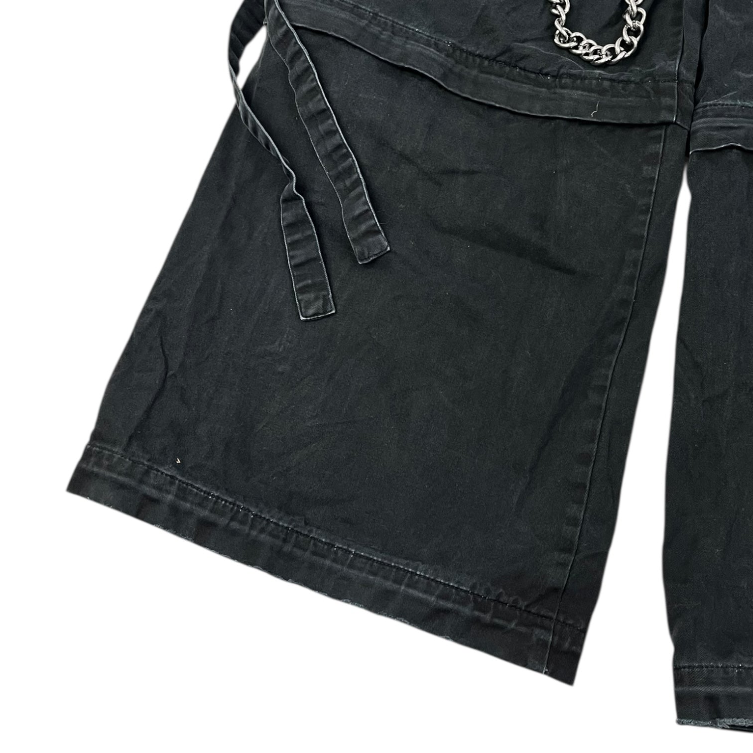 Vintage Y2K Mercy Goth Rave Fringe Baggy Pants