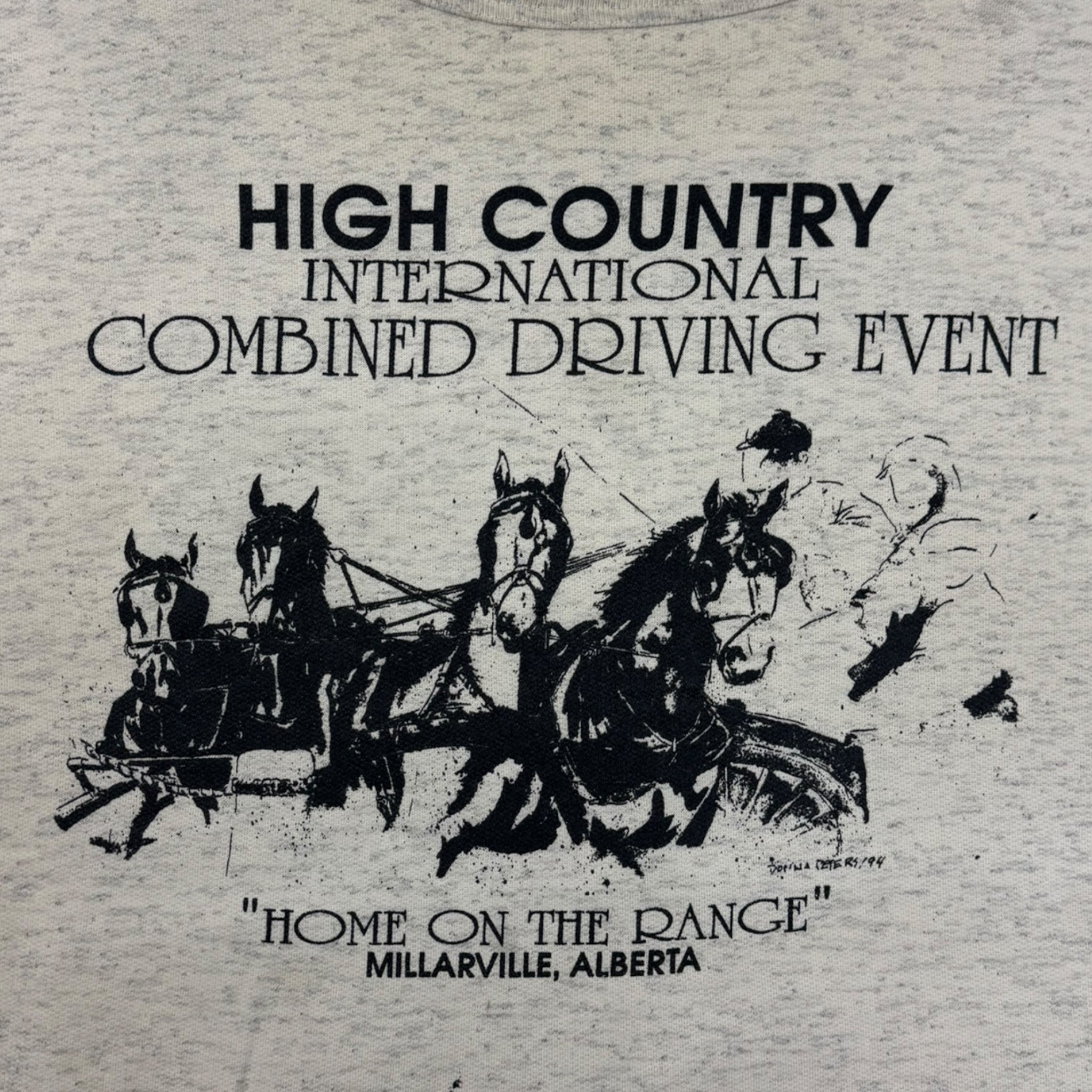 1994 “Home On The Range” Horse Crewneck