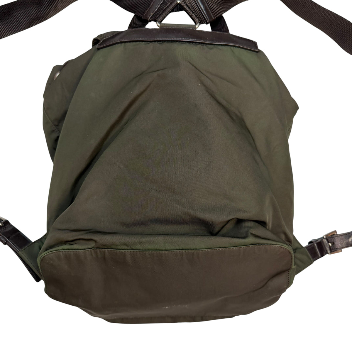 Prada Tessuto Nylon Backpack Green