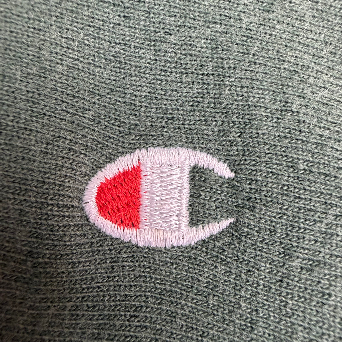 Vintage Champion Reverse Weave Hoodie Faded Green