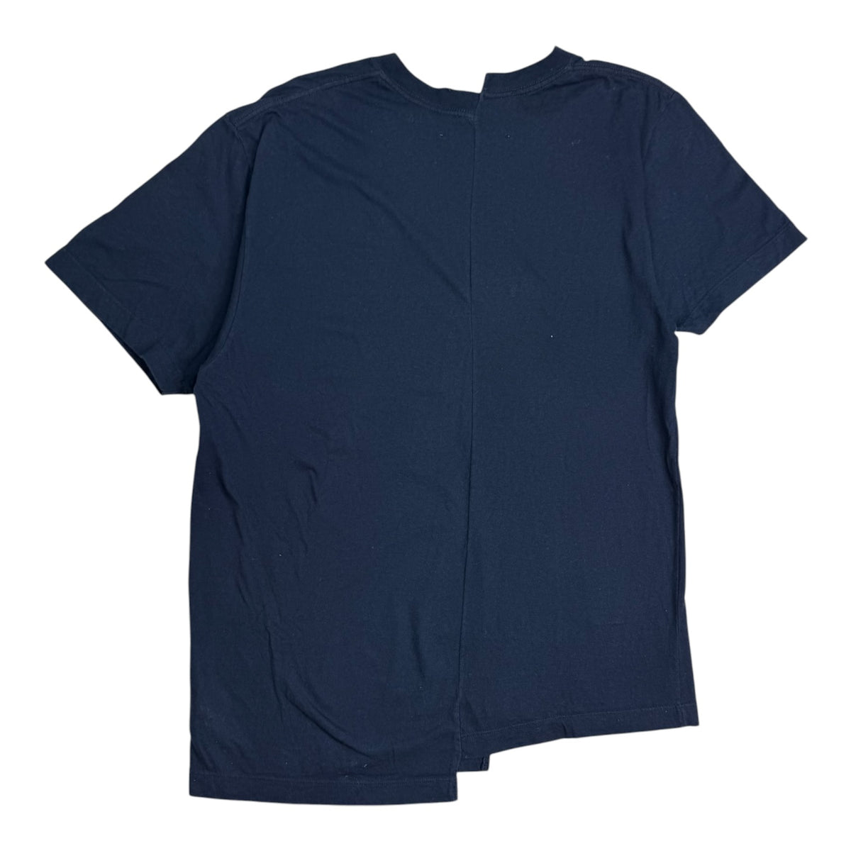 Cedric Charlier x Fruit of the Loom Asymmetric Tee Navy Blue
