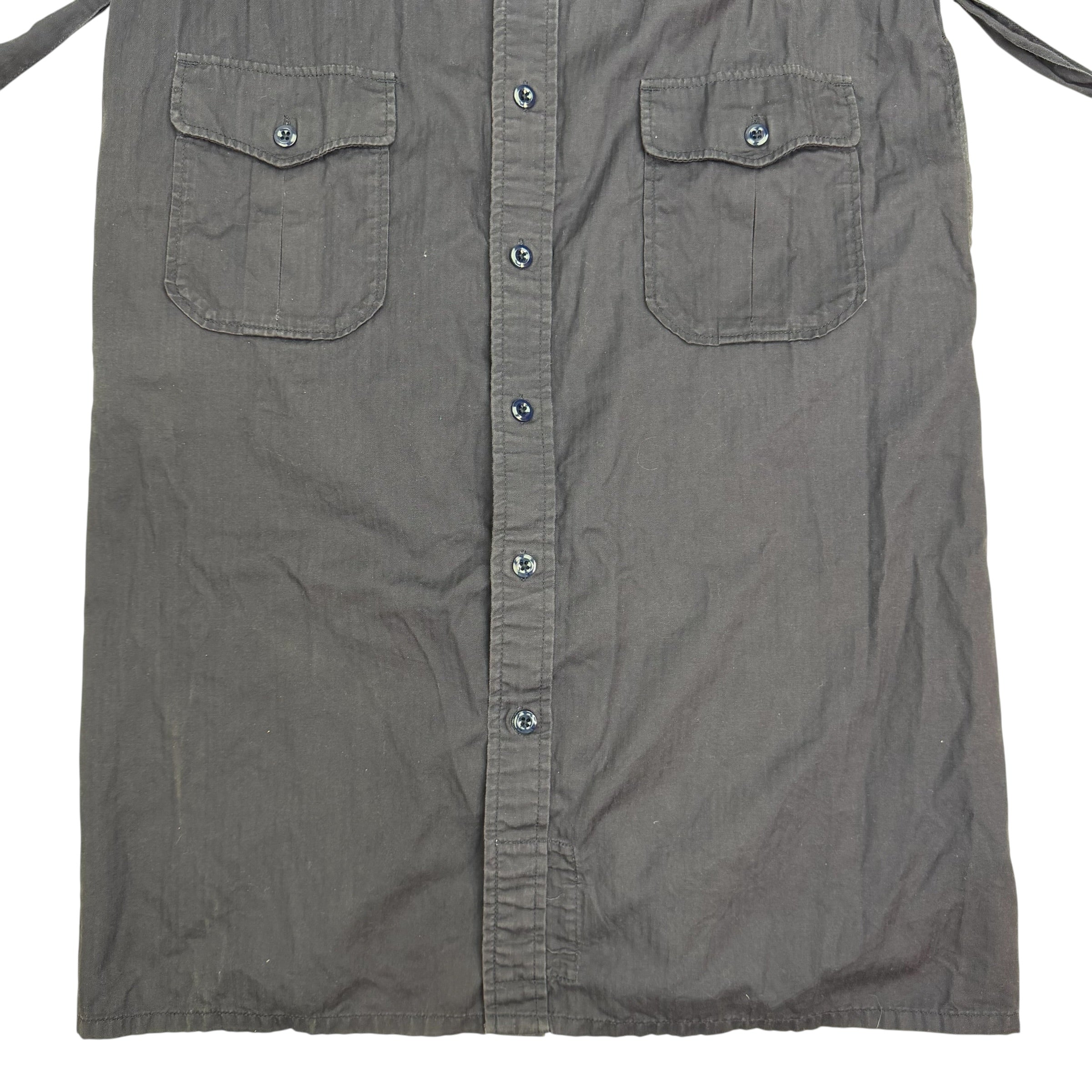 (W) Engineered Garments Utility Shirt Dress Navy