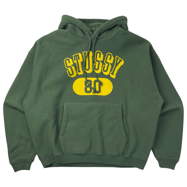 Stussy 80 Relaxed Hoodie Pine