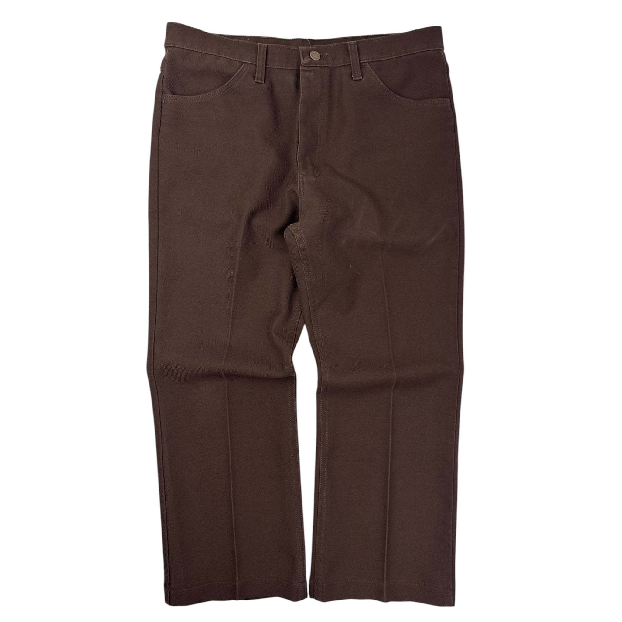 Vintage Wrangler Flared Leg Trouser Dark Brown