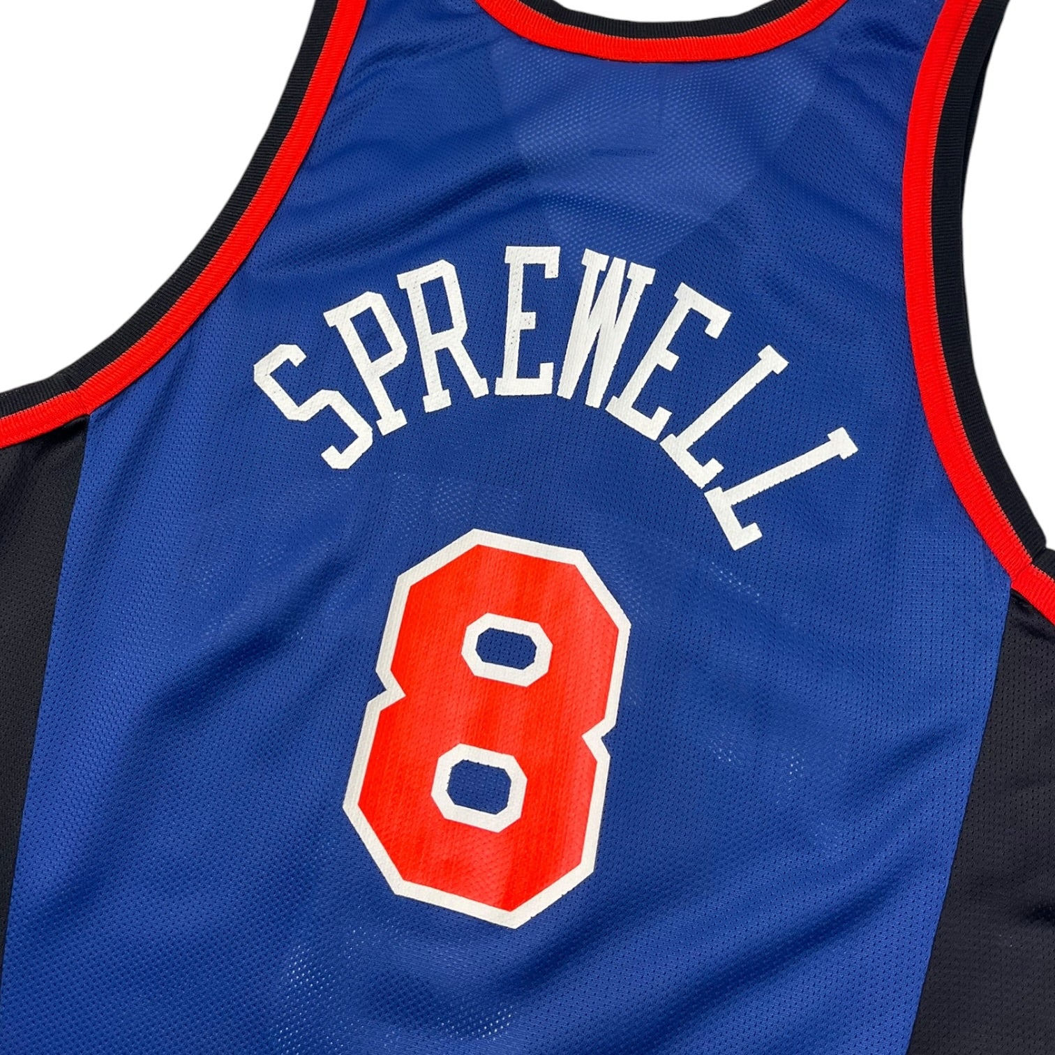 Vintage Sprewell New York Knicks Champion Jersey