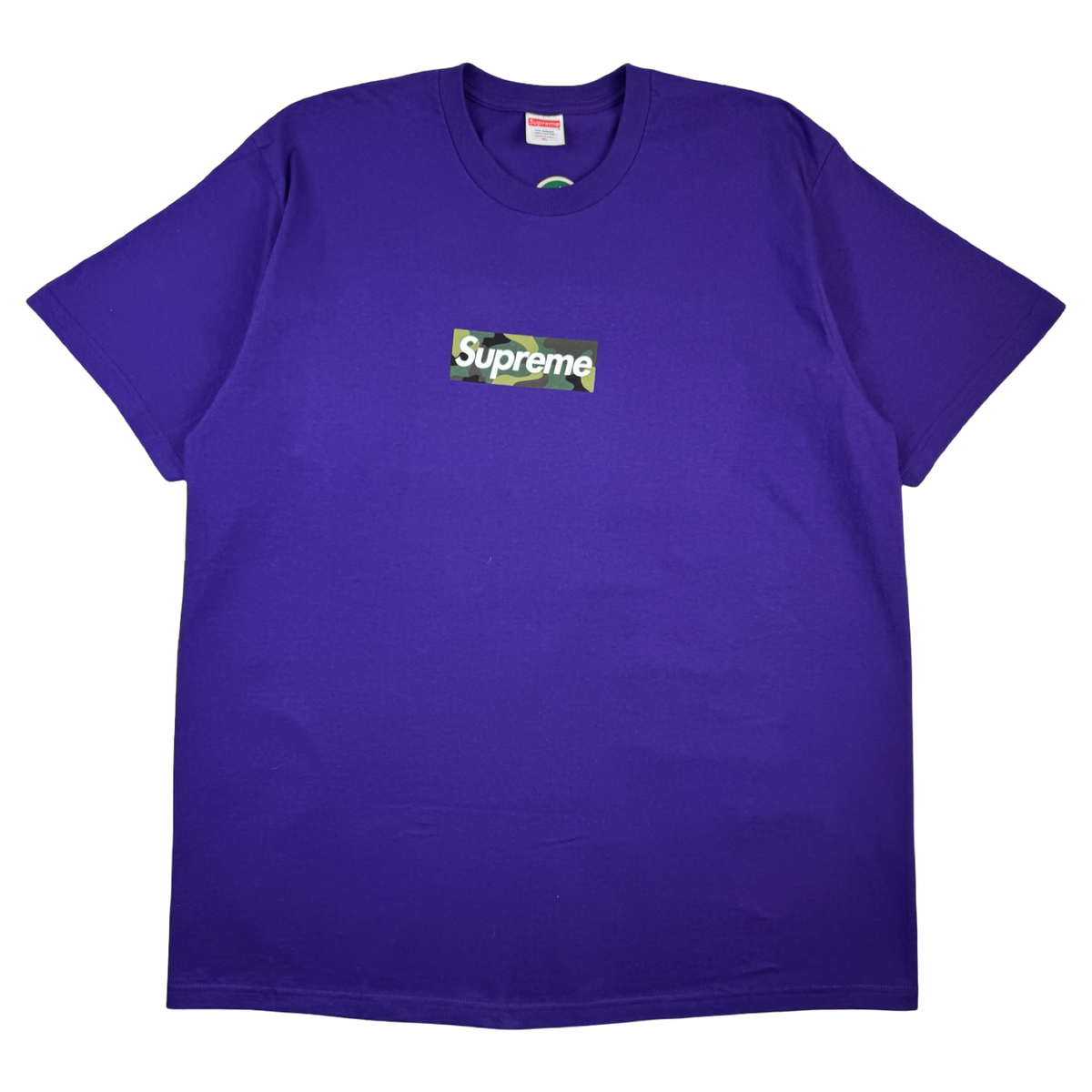 Supreme Camo Box Logo Tee Purple