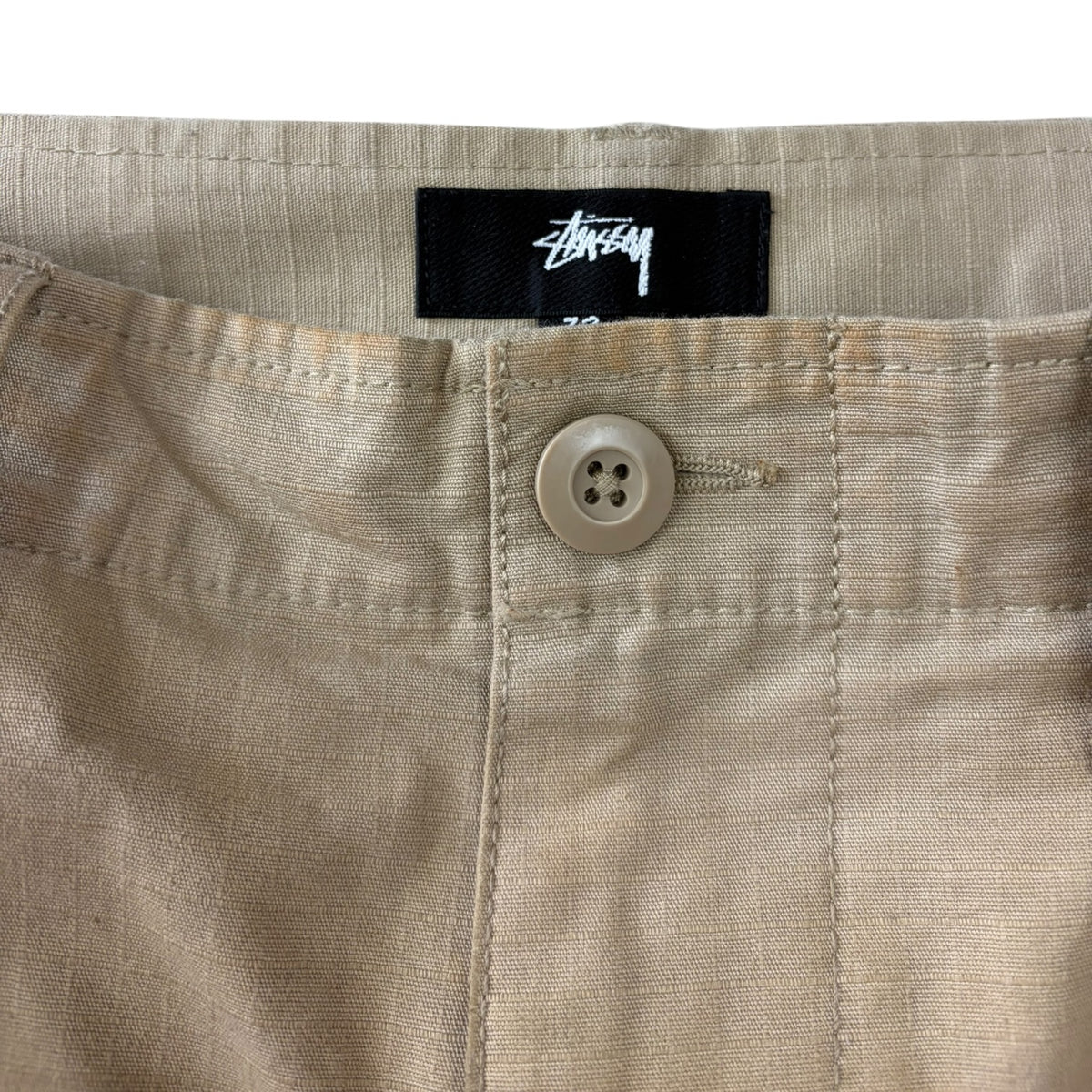 Stussy Cargo Ripstop Shorts Khaki