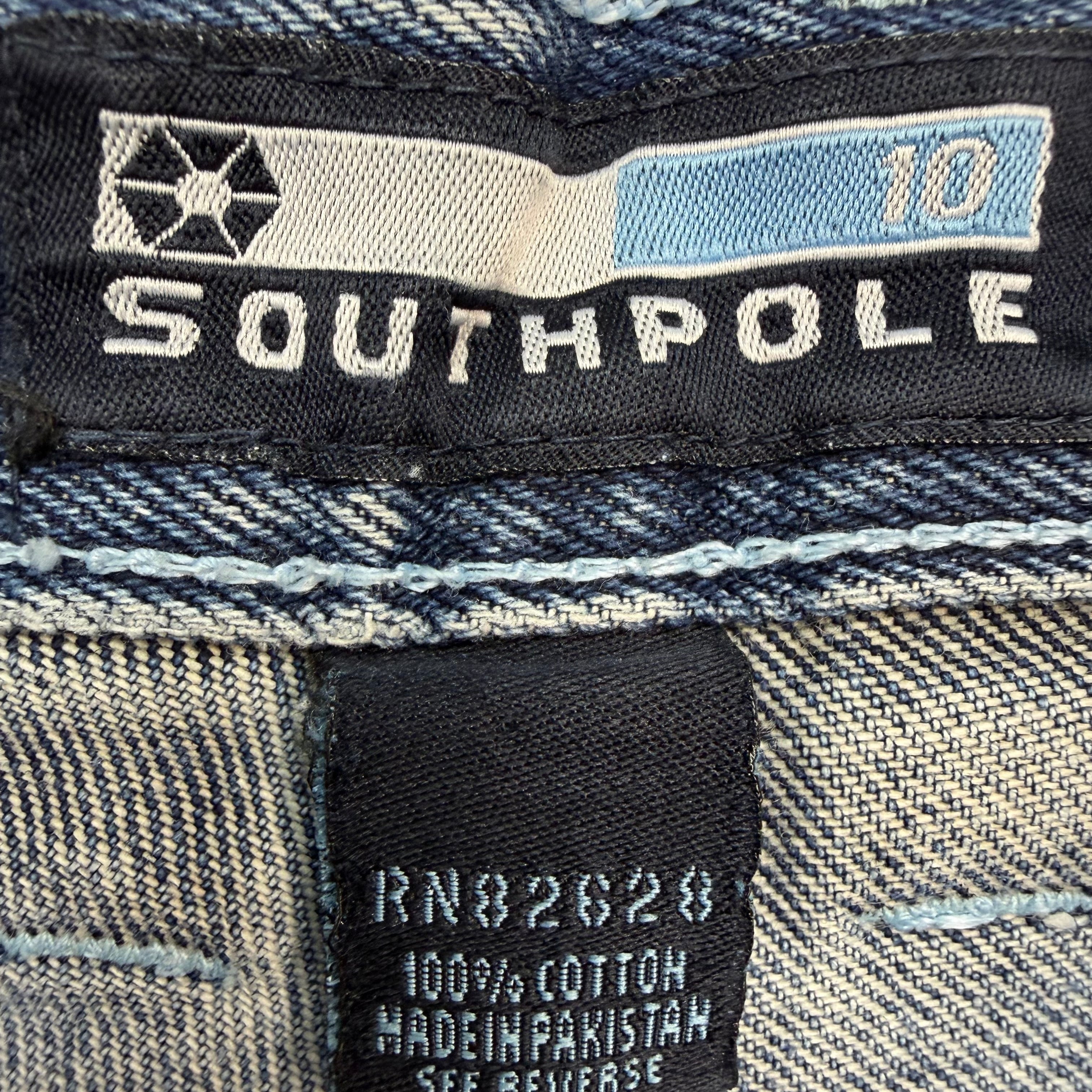 (W) Vintage Southpole Denim Shorts Blue