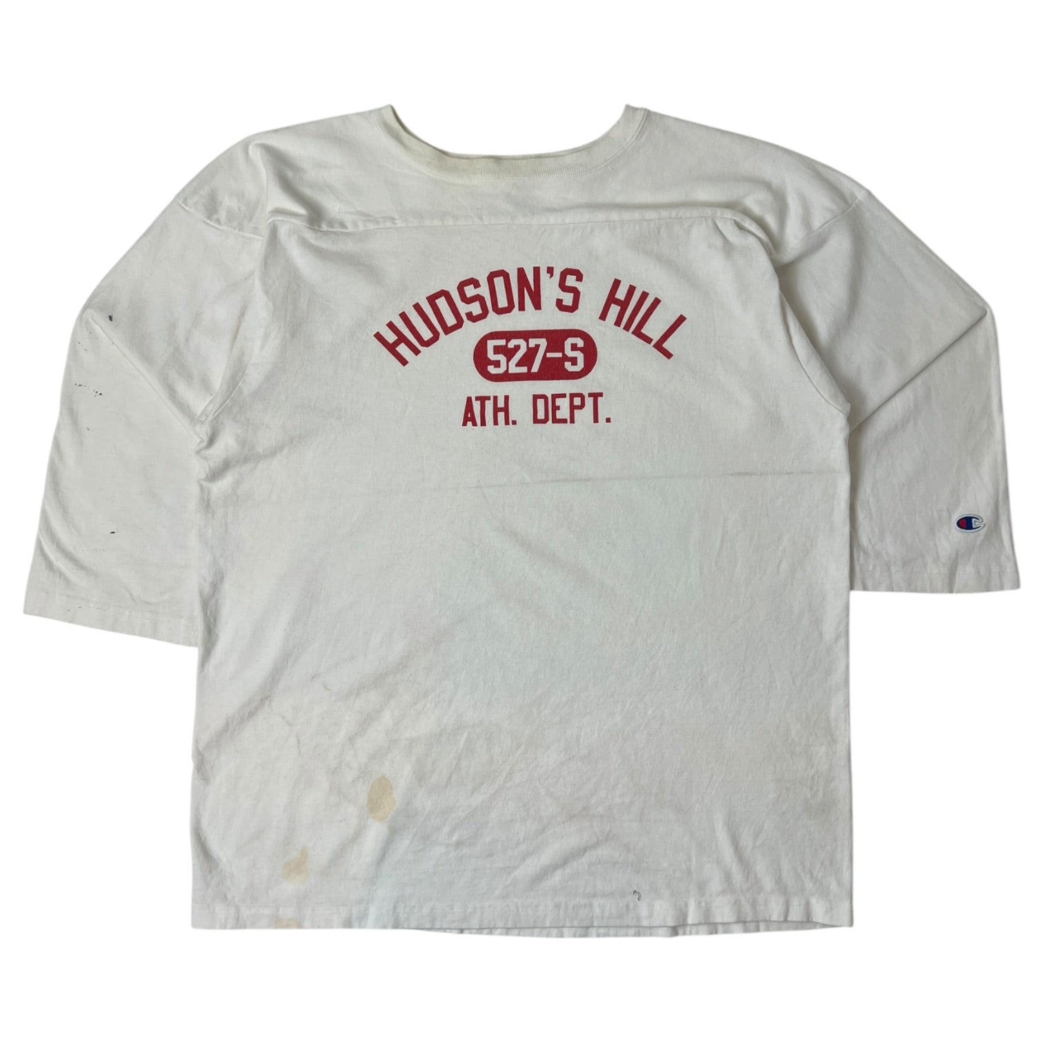 Vintage 70’s Hudson’s Hill 3/4 Sleeve T-Shirt White