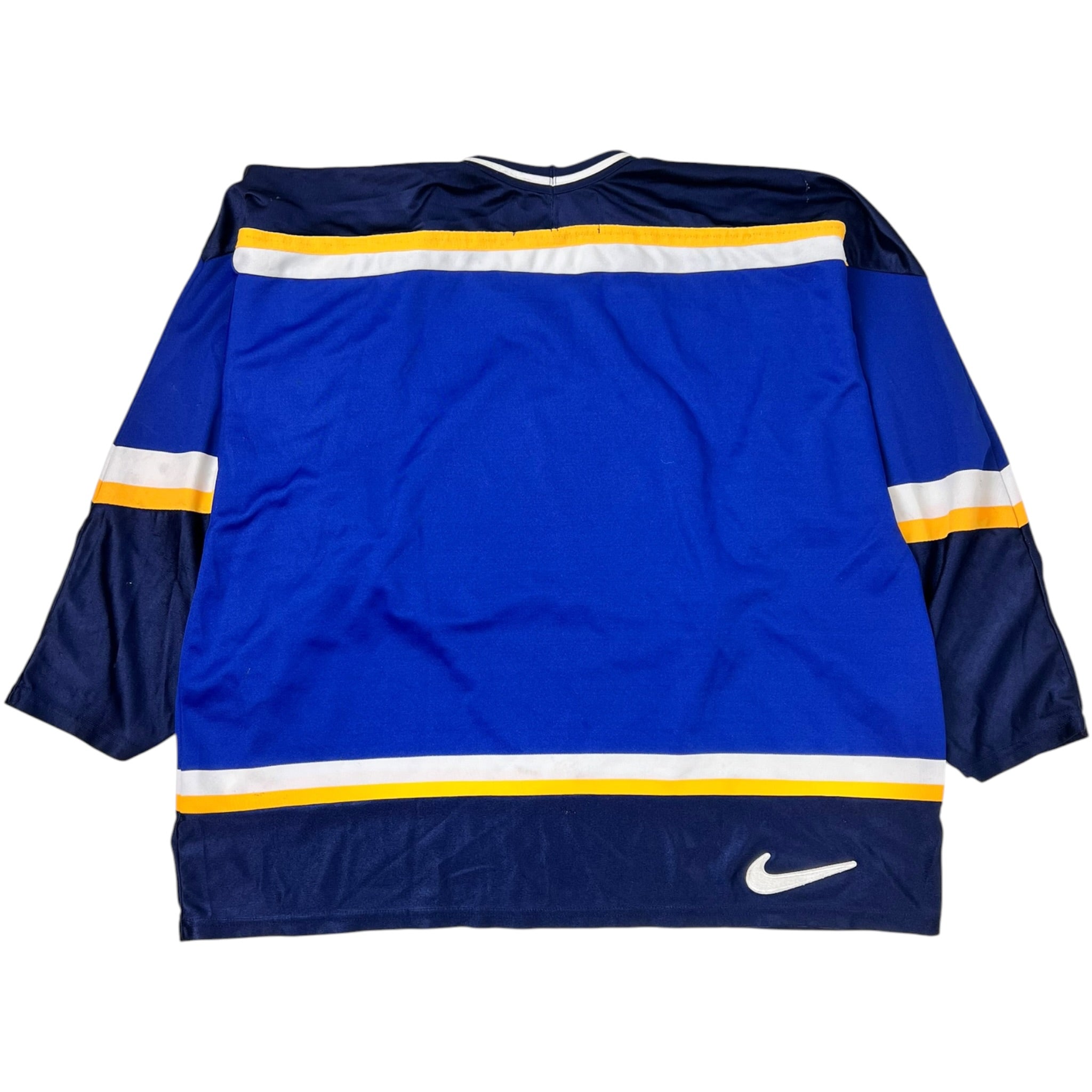 Vintage Bauer Saskatoon Blades WHL Hockey Jersey Royal Blue